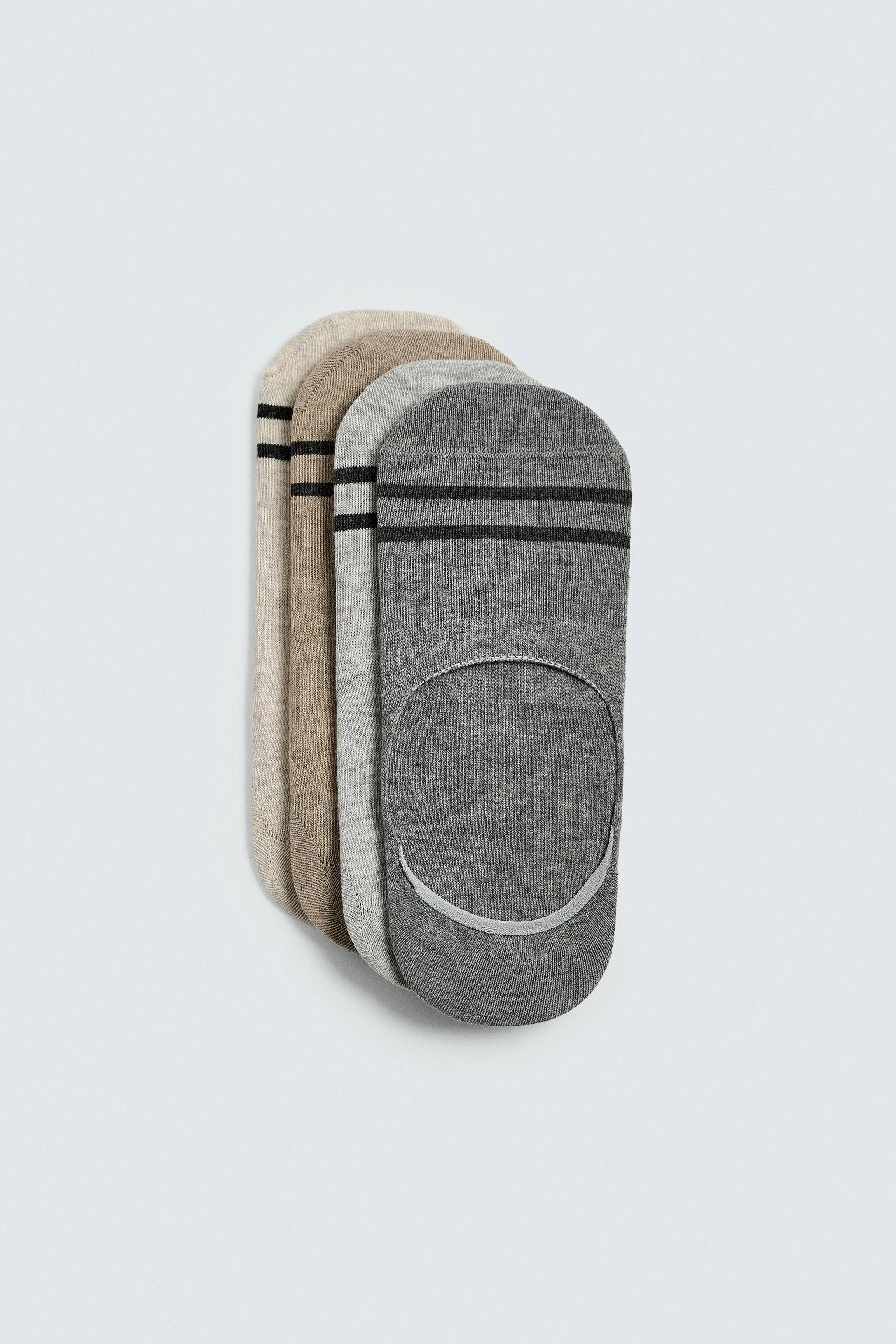 بسته ۴ عددی جوراب ساق کوتاه