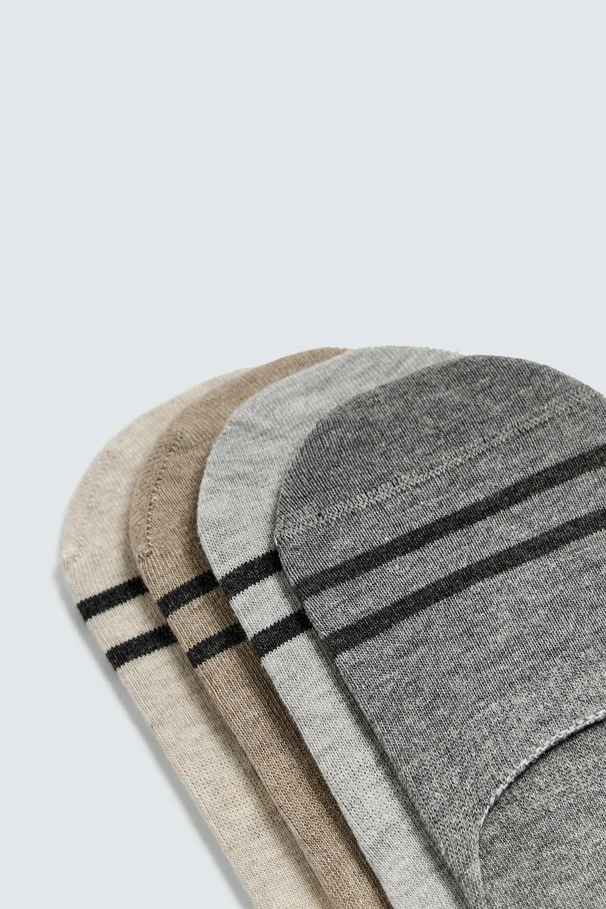 بسته ۴ عددی جوراب ساق کوتاه