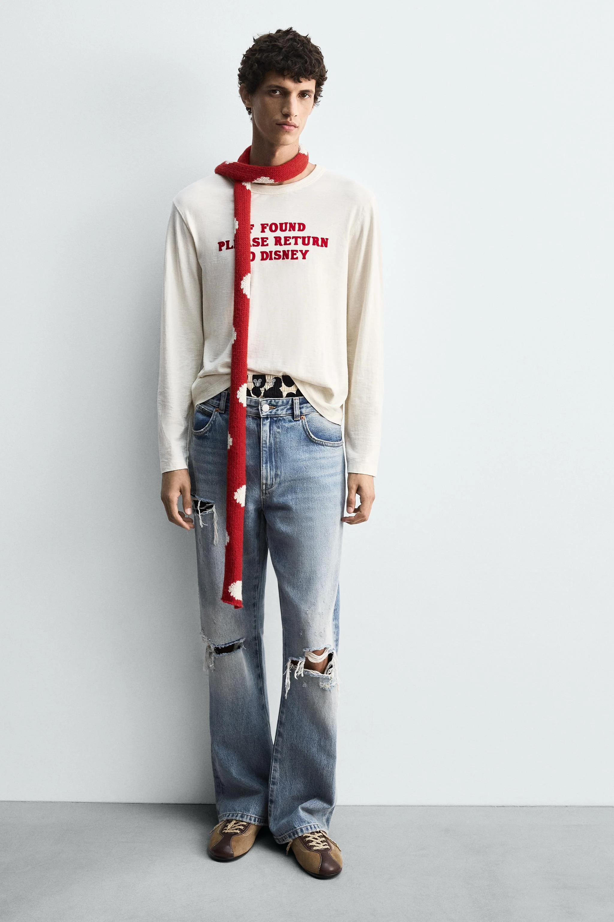 کفش ورزشی چرمی هری لمبرت برای زارا ایکس دیزنی