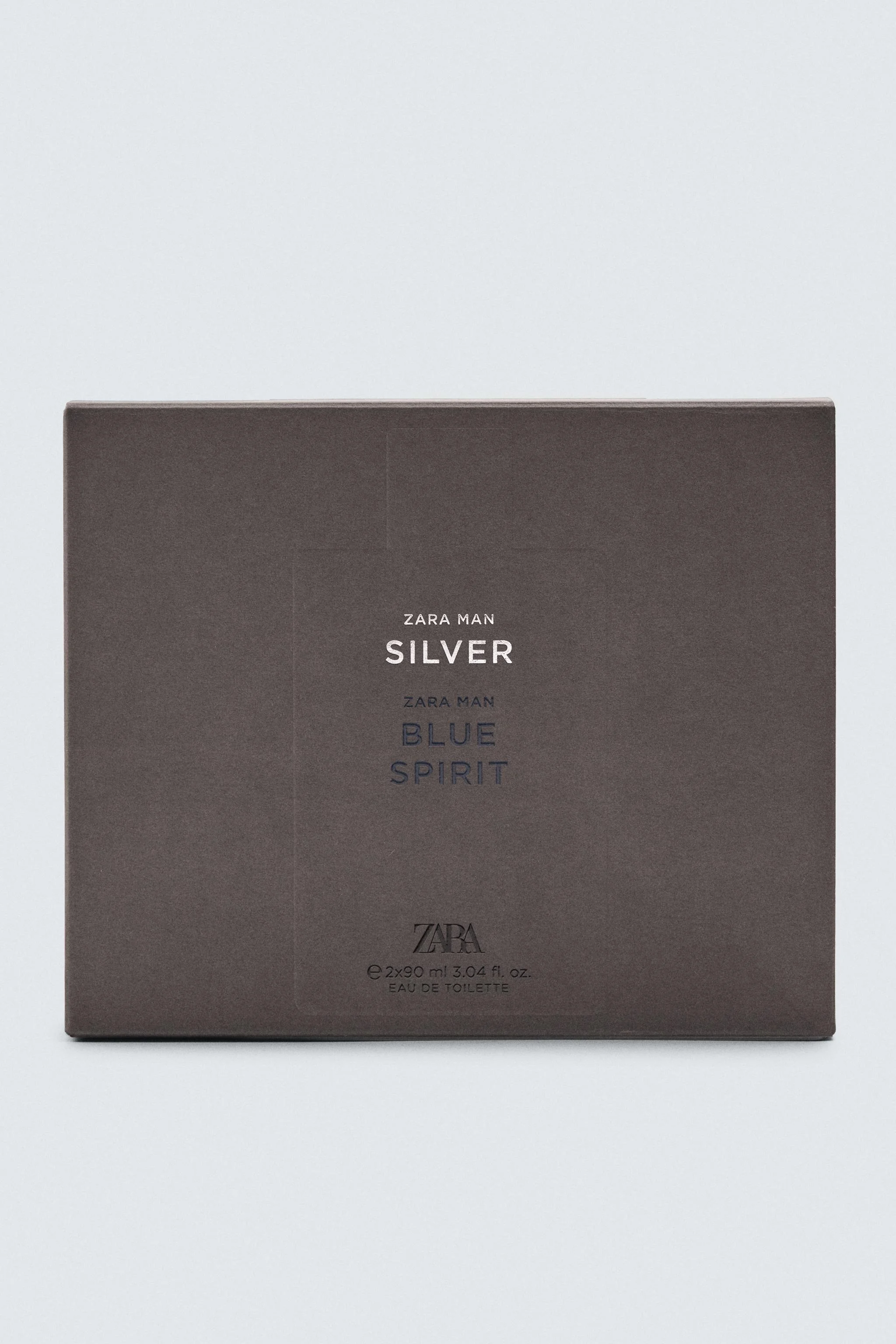 ادکلن مردانه نقره ای + آبی اسپیریت ادو تویلت 2 عدد 90 میلی لیتر