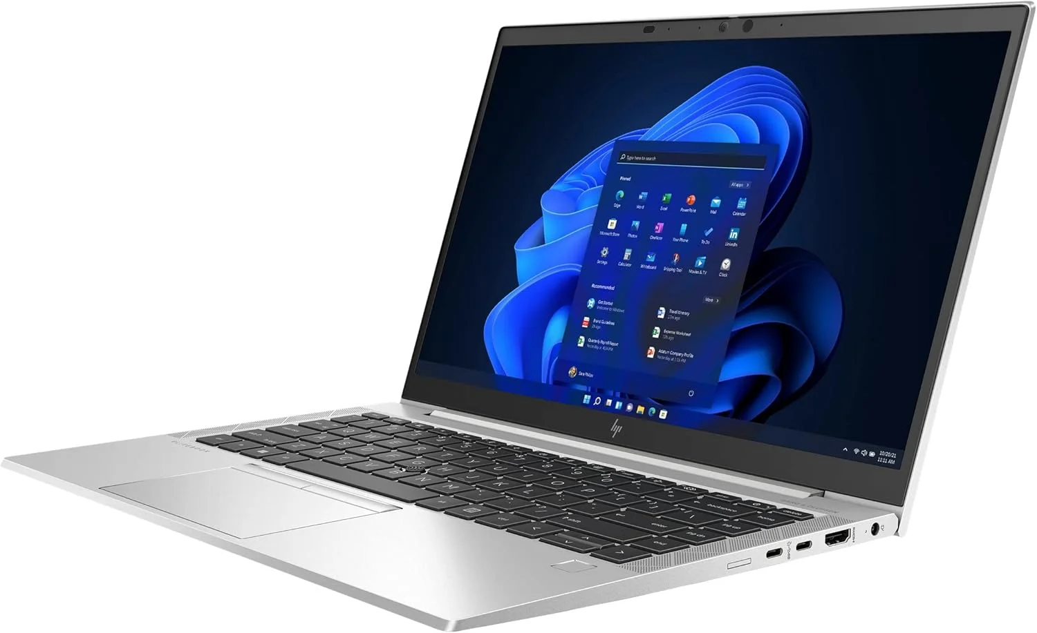 لپ تاپ تجاری HP EliteBook 845 G7 | پردازنده AMD Ryzen™ 3 PRO 4450U با گرافیک Radeon™، تا 4.8 گیگاهرتز | 16 گیگابایت رم DDR4، 512 گیگابایت SSD PCIe® NVMe™ | صفحه نمایش 14 اینچی FHD IPS | ویندوز 11 (بازسازی شده) (بازسازی شده)