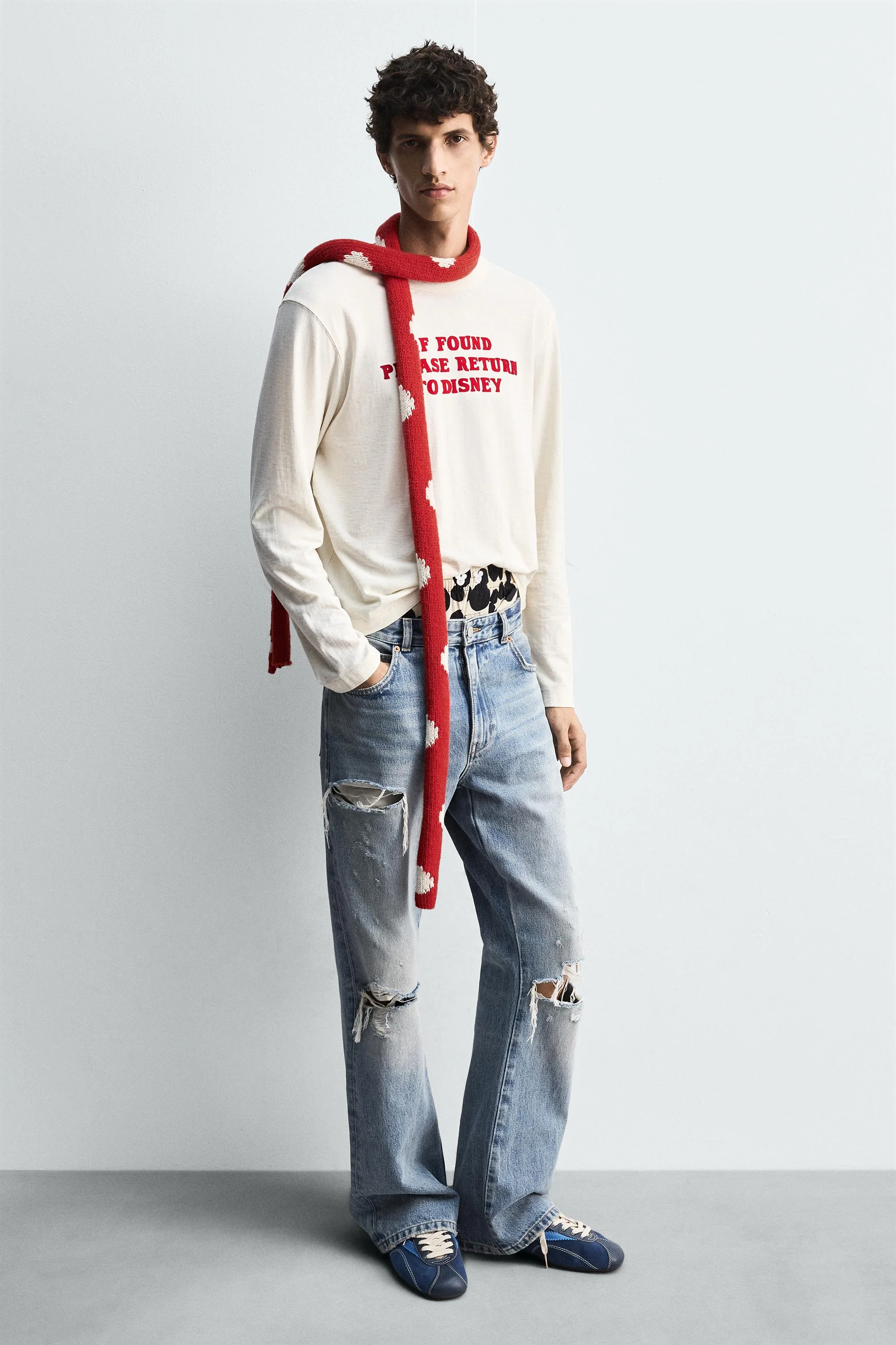 کفش ورزشی چرمی هری لمبرت برای زارا ایکس دیزنی