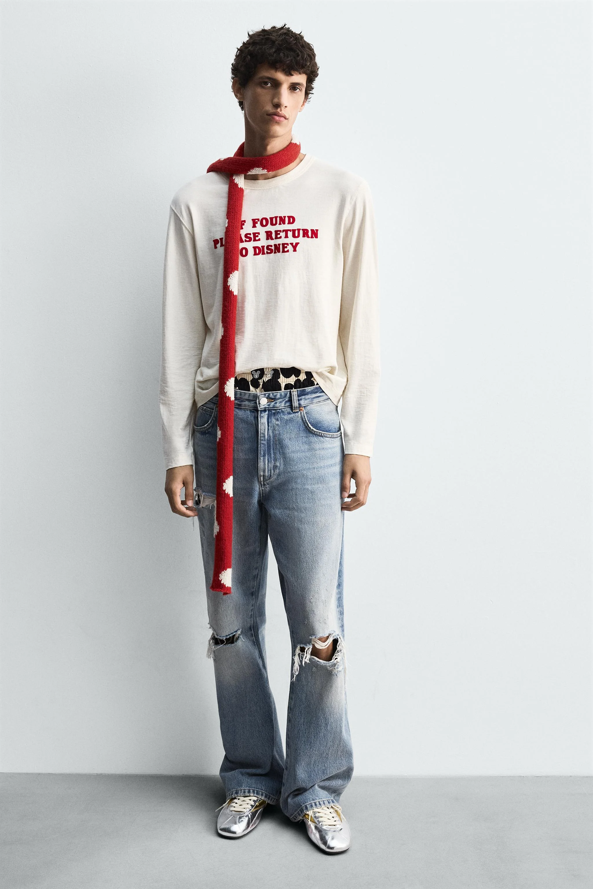 کفش ورزشی چرمی هری لمبرت برای زارا ایکس دیزنی