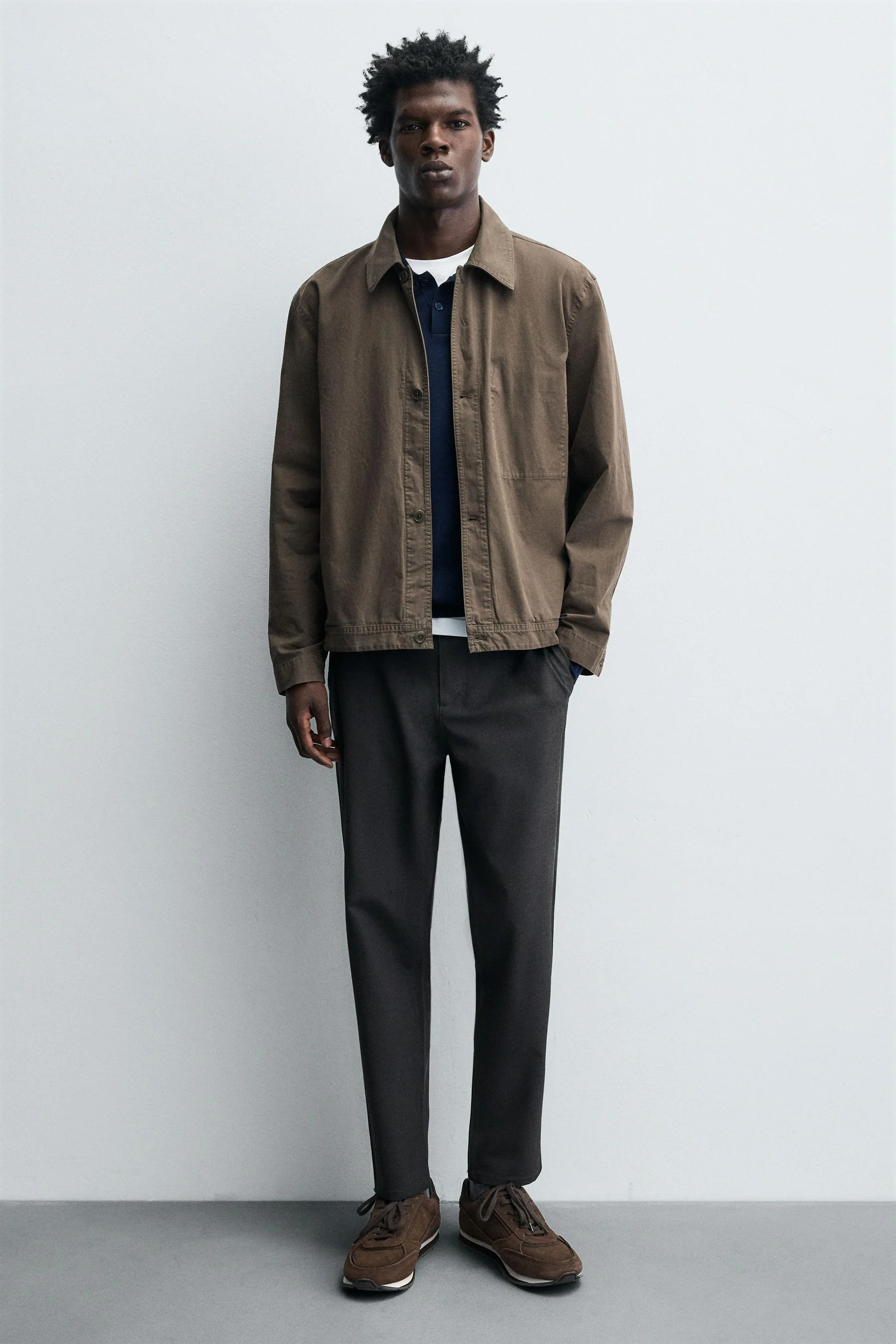 کفش ورزشی چرمی غیر رسمی