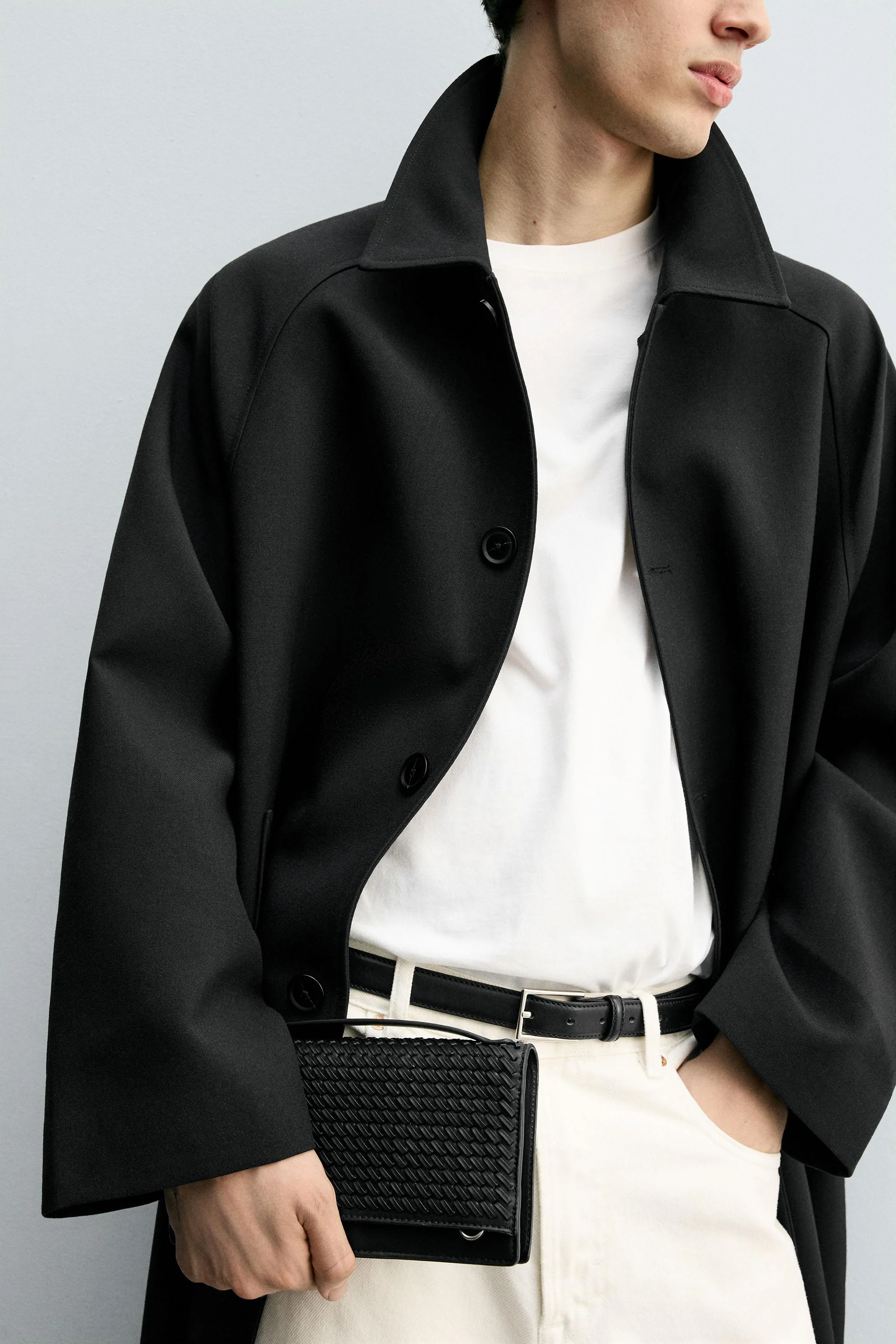 کیف پول بافت بزرگ