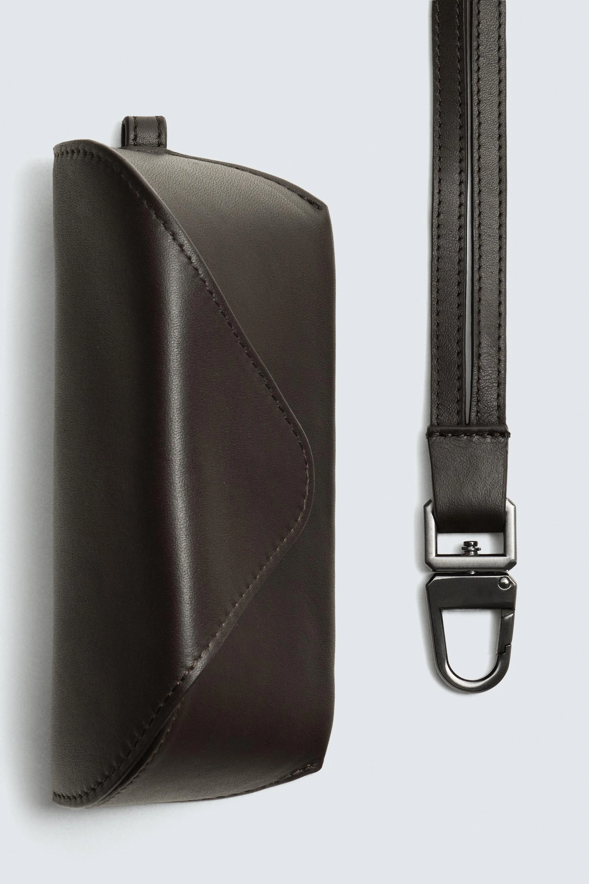 کیف عینک چرمی