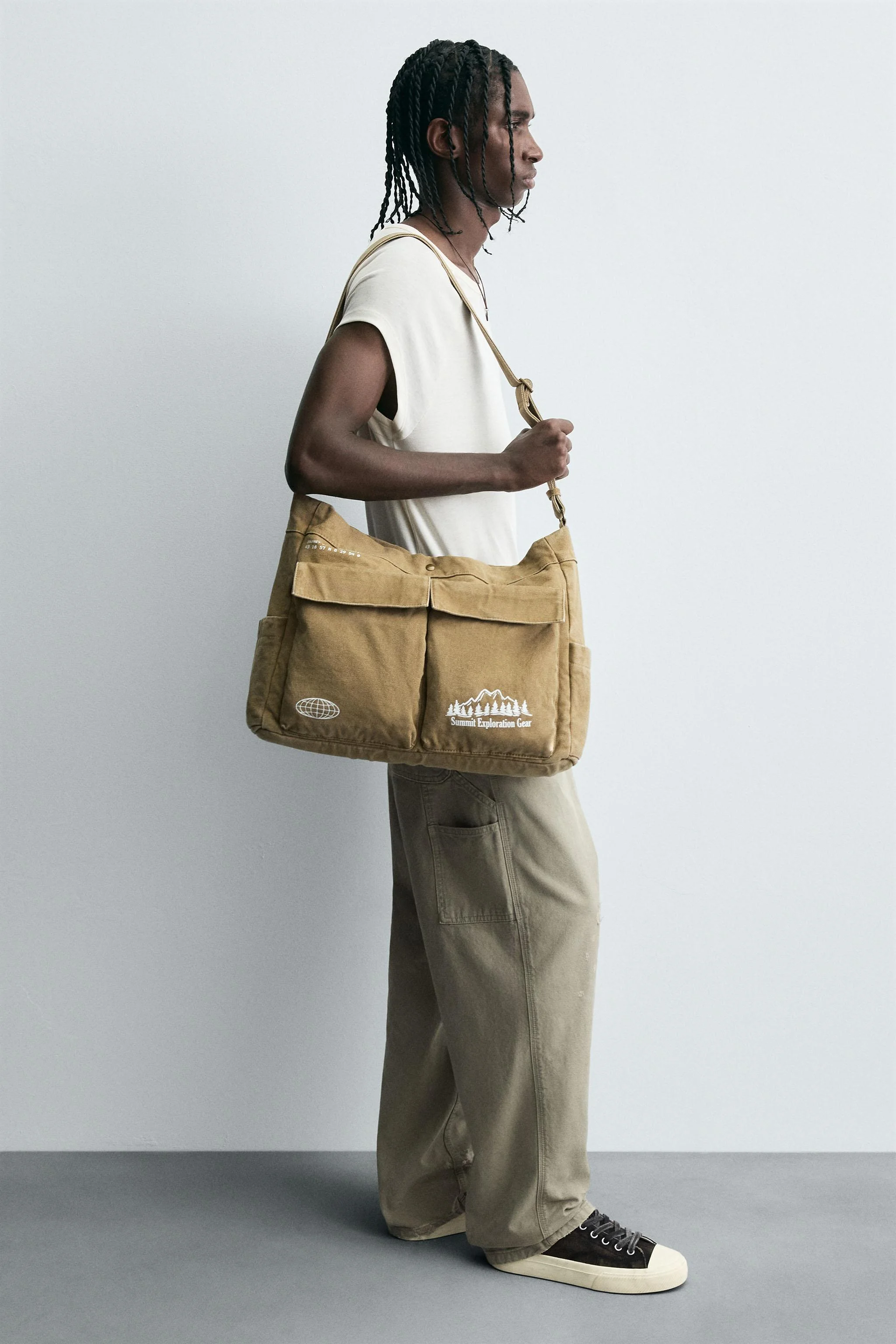 کیف دوشی پارچه‌ای