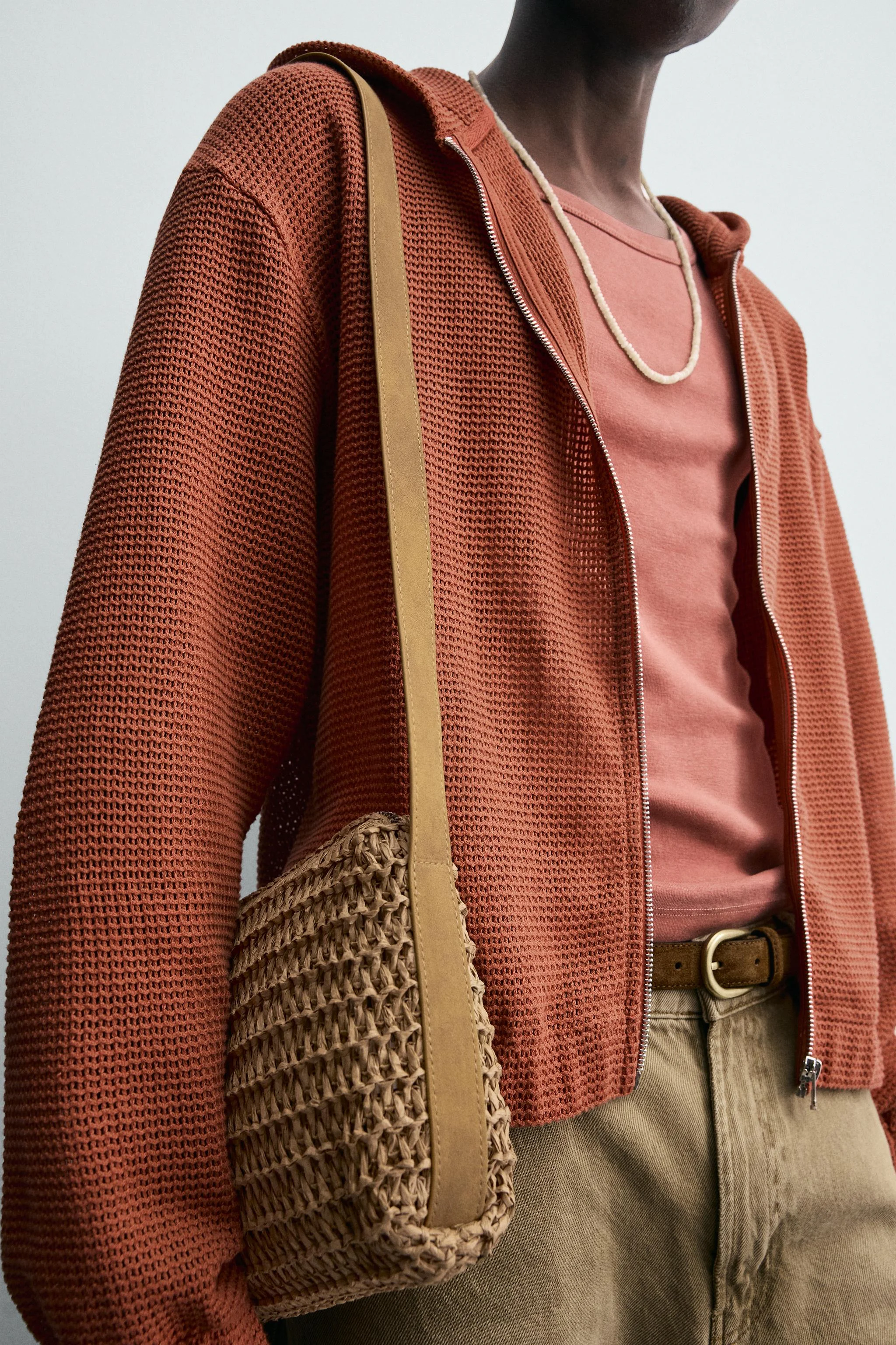 کیف رودوشی بافت دار