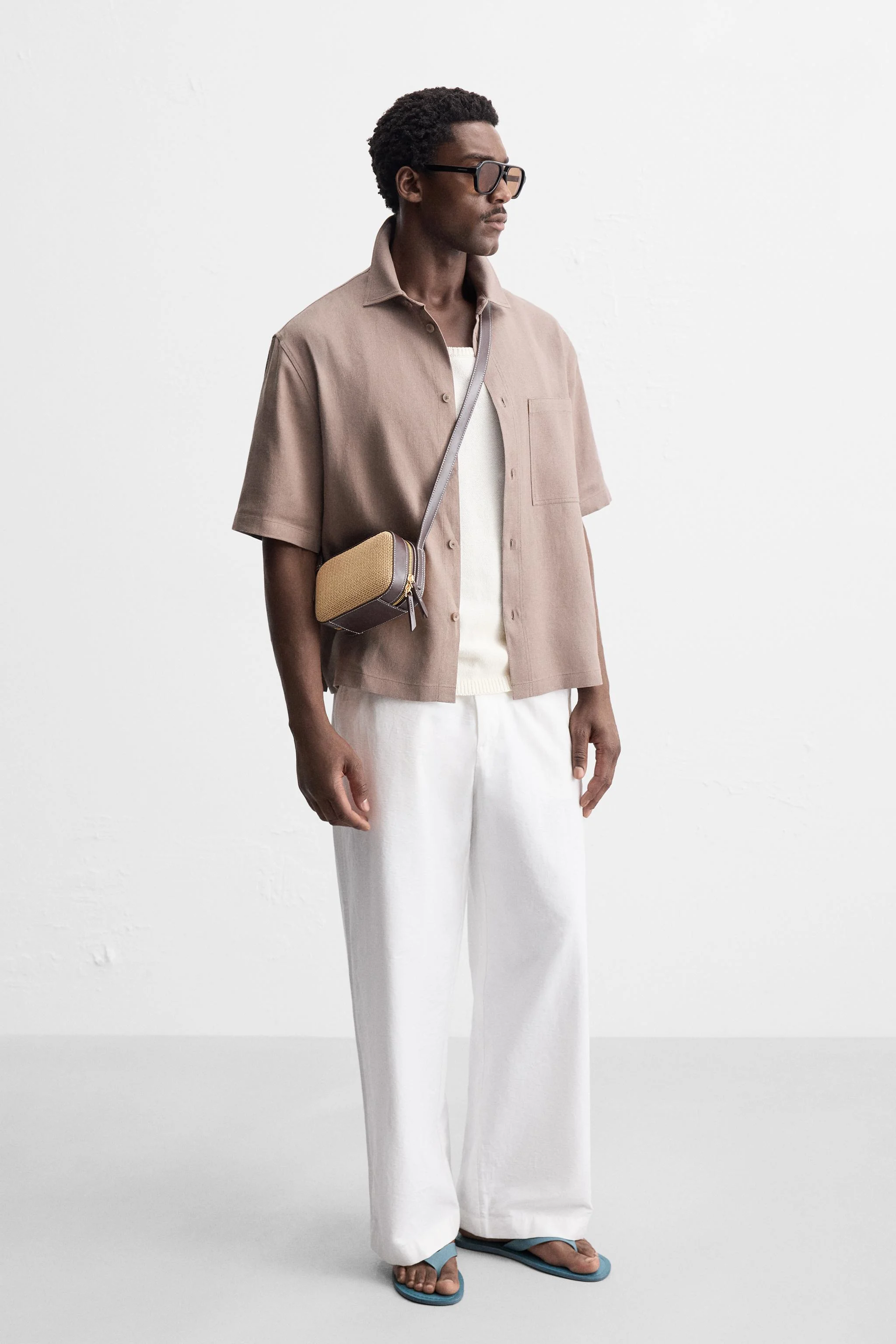 کیف رودوشی بافت دار