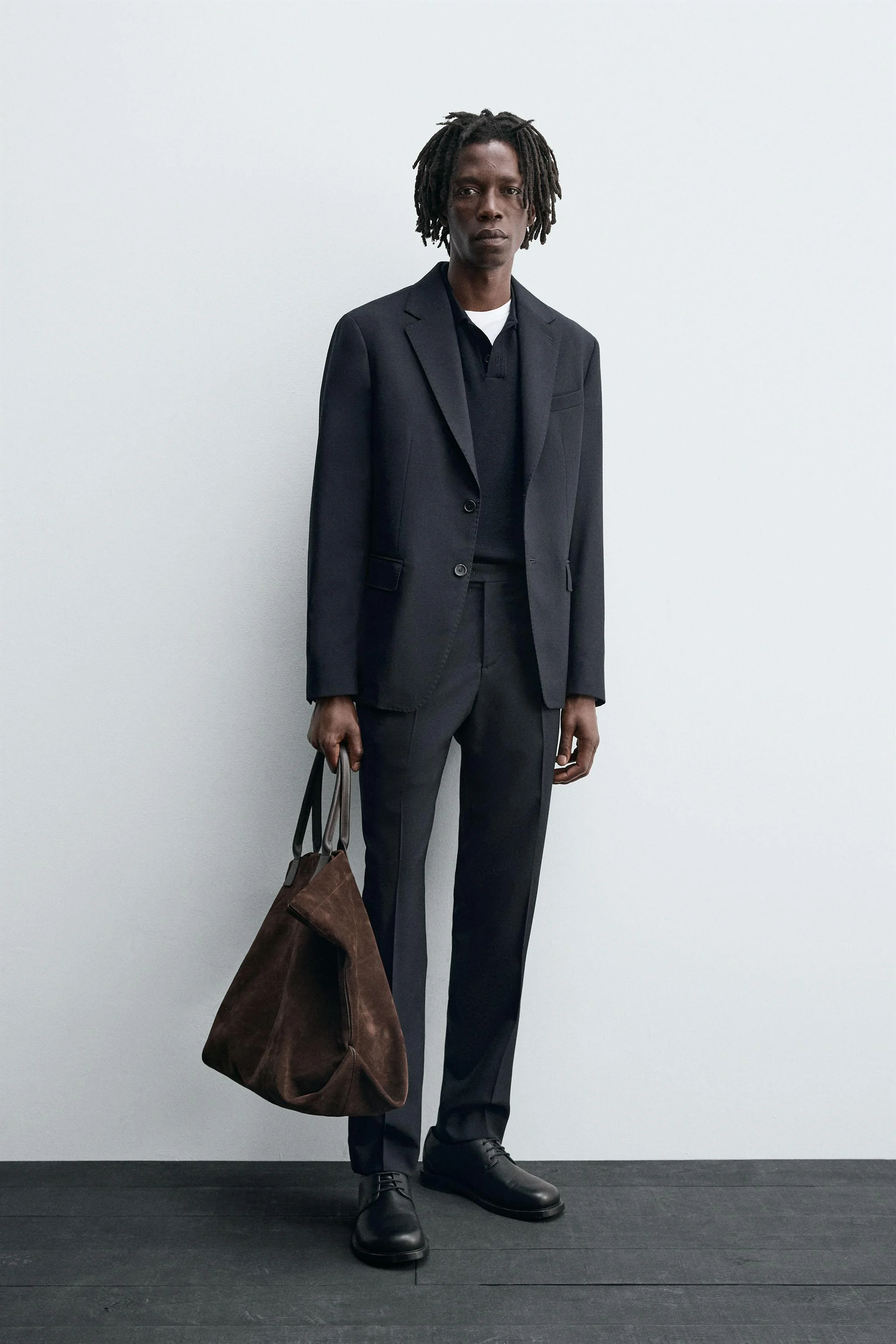 کت تک پشمی با فیت معمولی