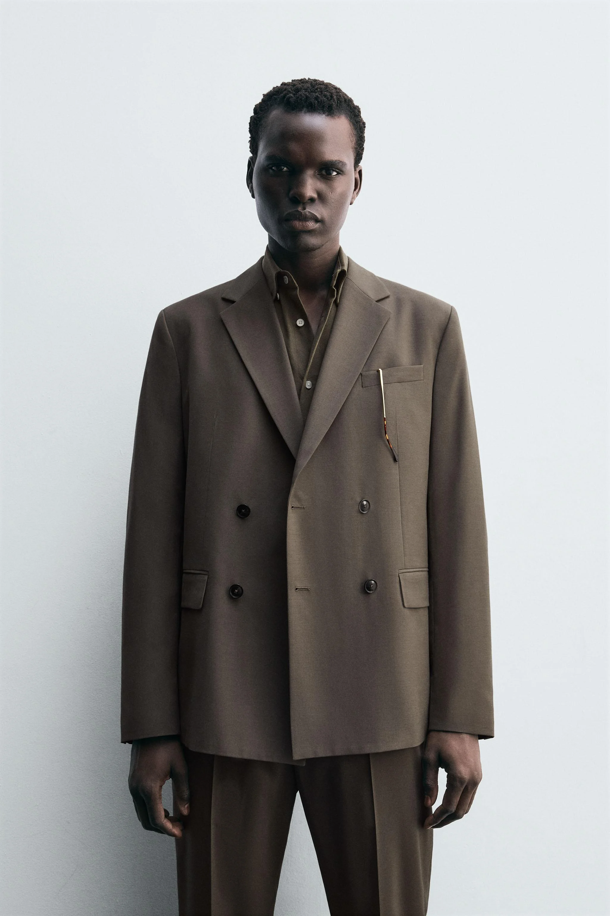 کت بلیزر دکمه دوبل