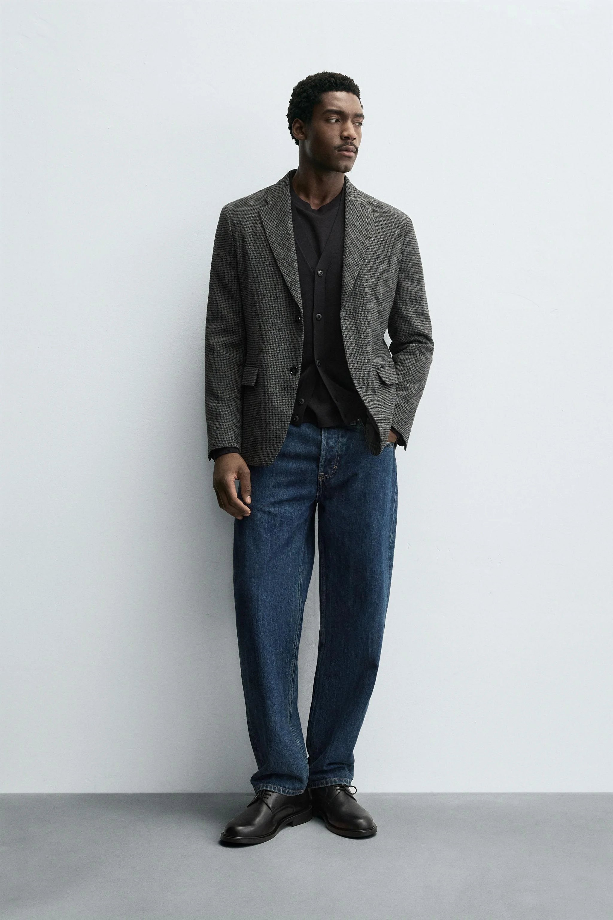 کت تک بافت دار طرح پاییزی کت تک بافت دار طرح پاییزی