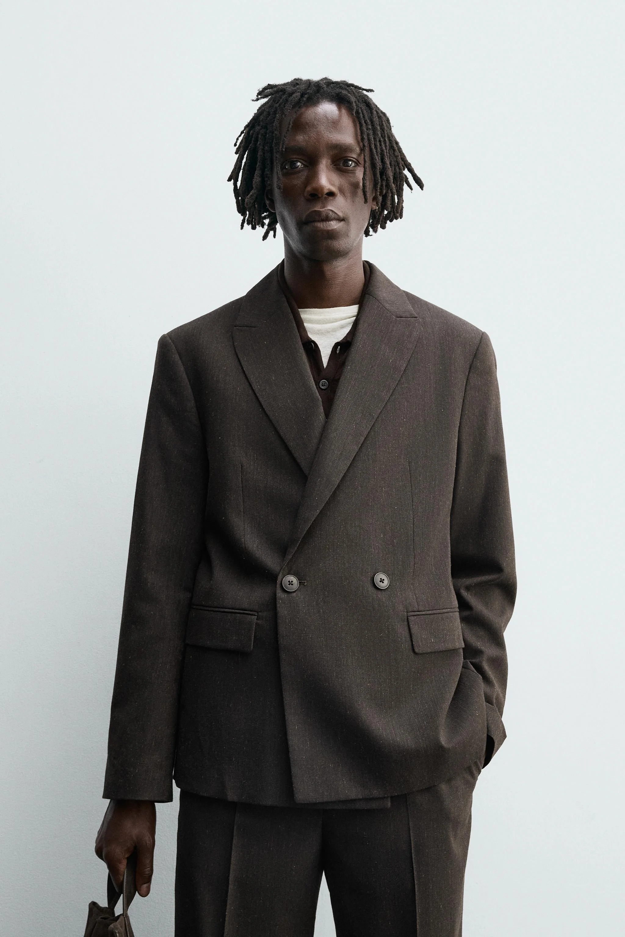 کت تک دبل برست پشمی کت تک دبل برست پشمی