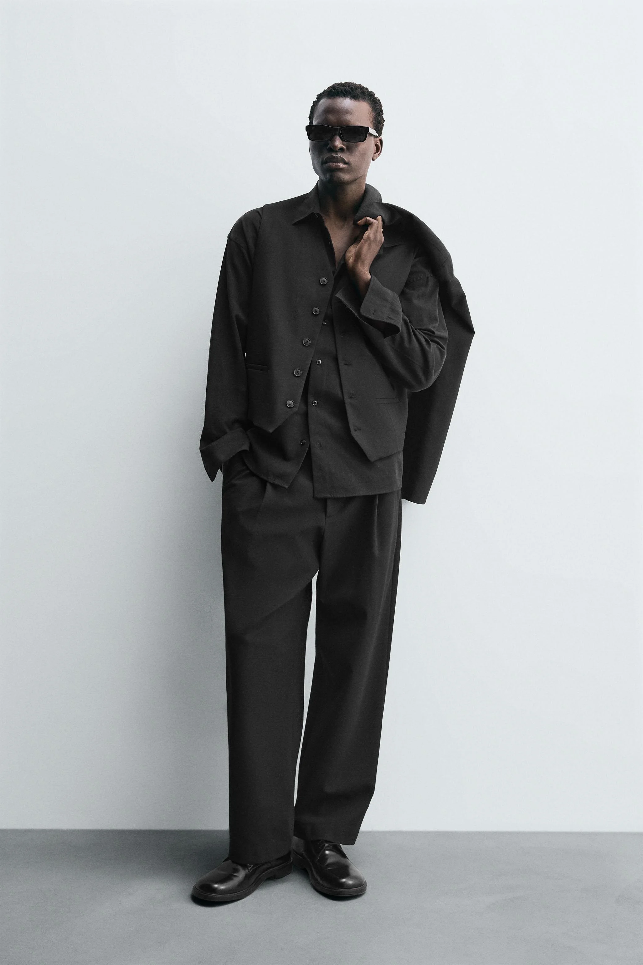 جلیقه کت و شلوار با بافت