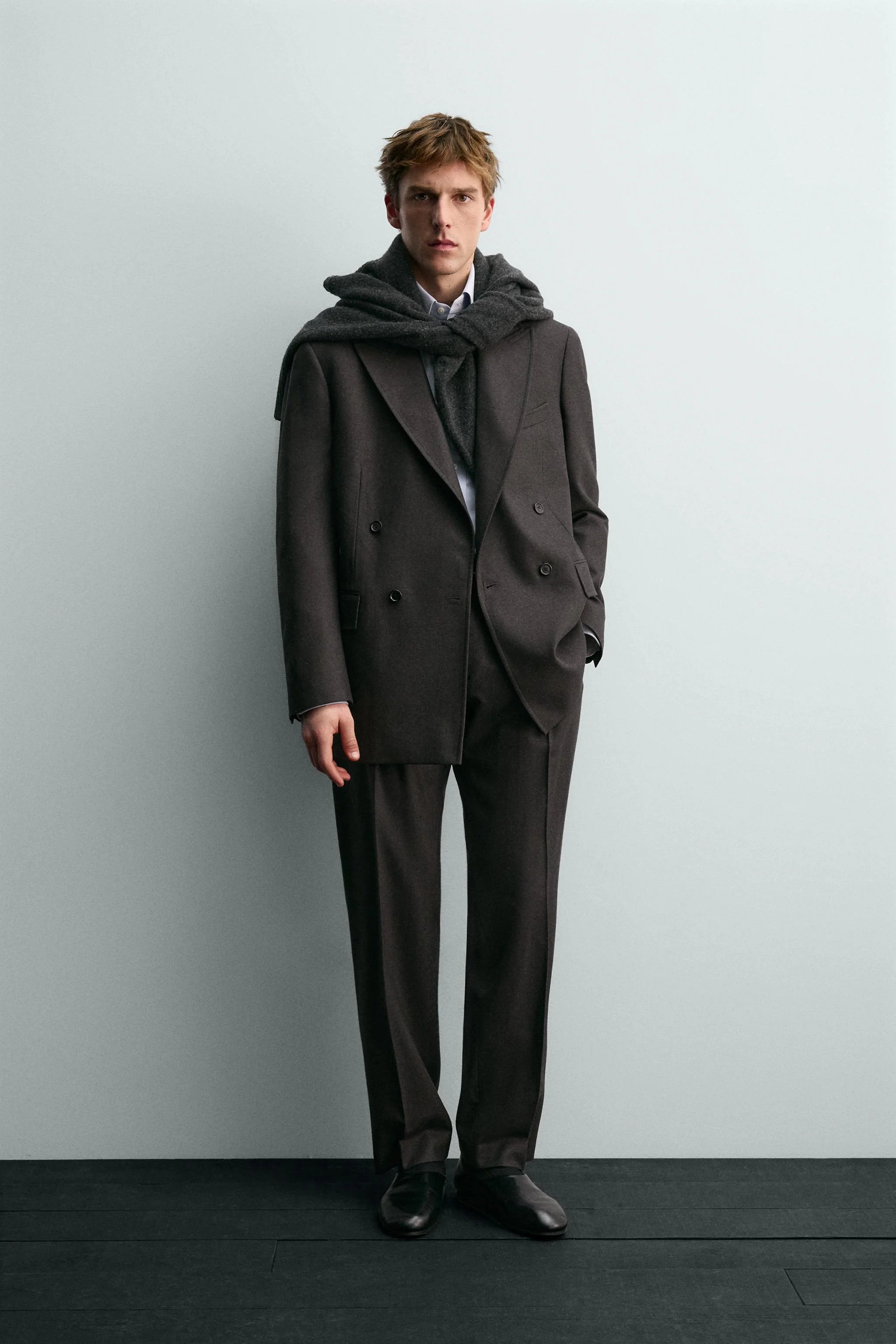 کت تک پشمی دو سینه AARON LEVINE X ZARA