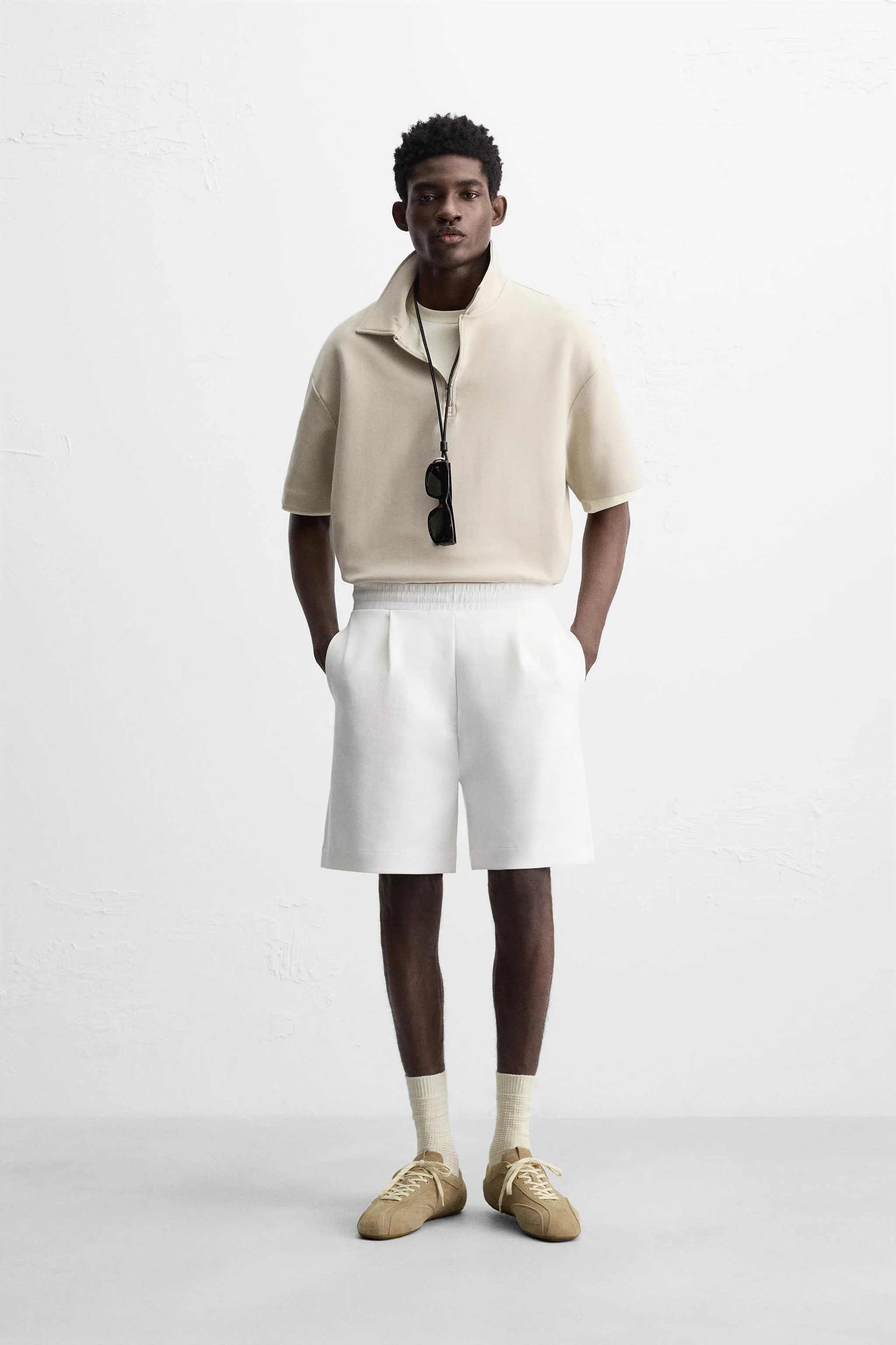 پولوشرت زیپ‌دار فنی