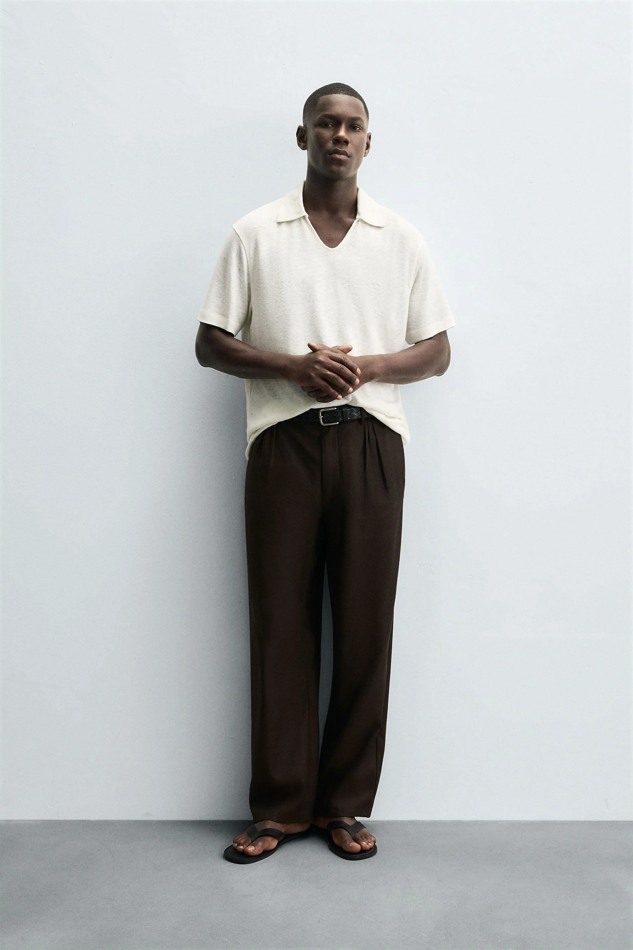 پولوشرت بافتنی کنفی/ویسکوز پولوشرت بافتنی کنفی/ویسکوز