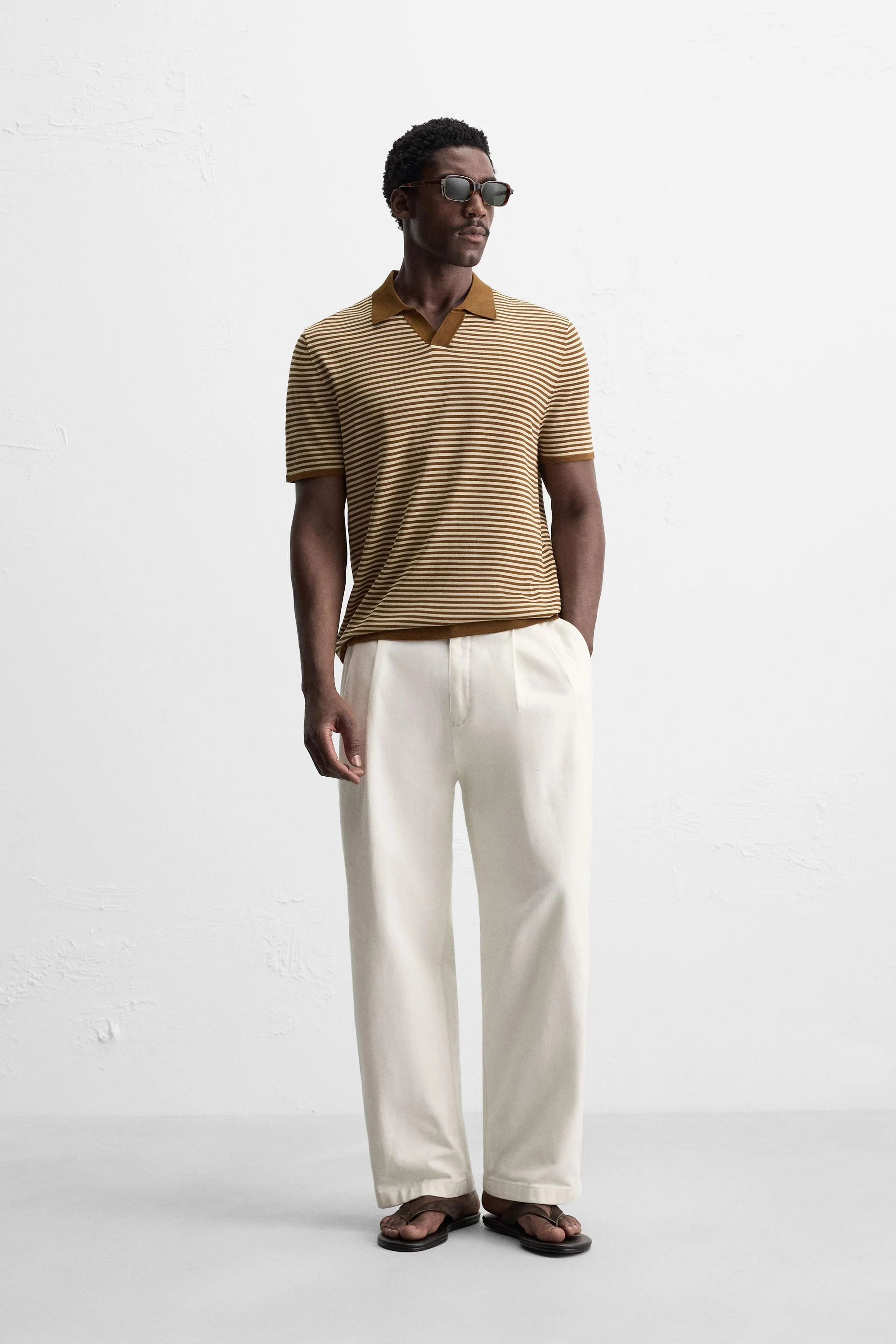 پولوشرت بافت راه راه پولوشرت بافت راه راه