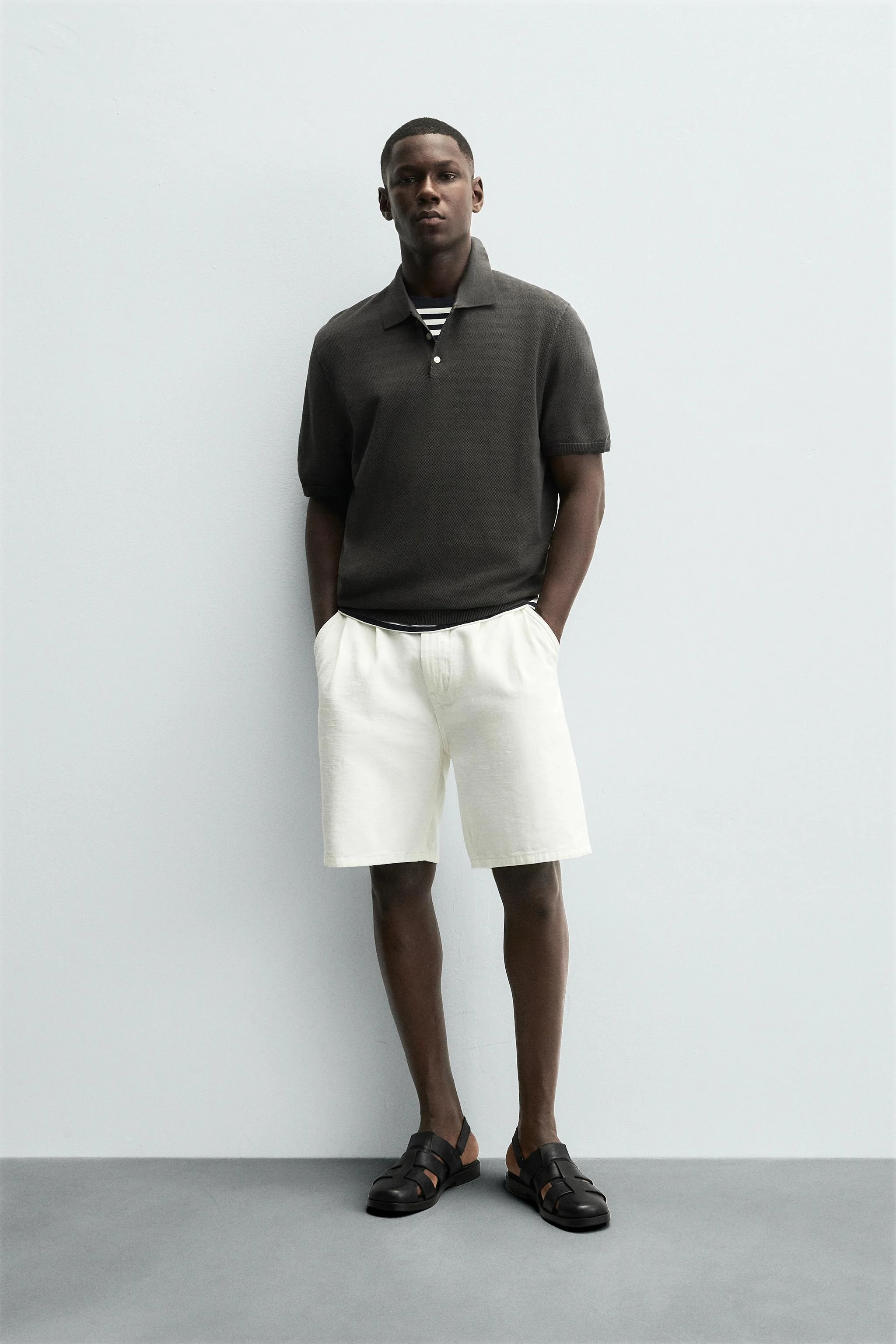 پولوشرت بافتنی با بافت خاص پولوشرت بافتنی با بافت خاص