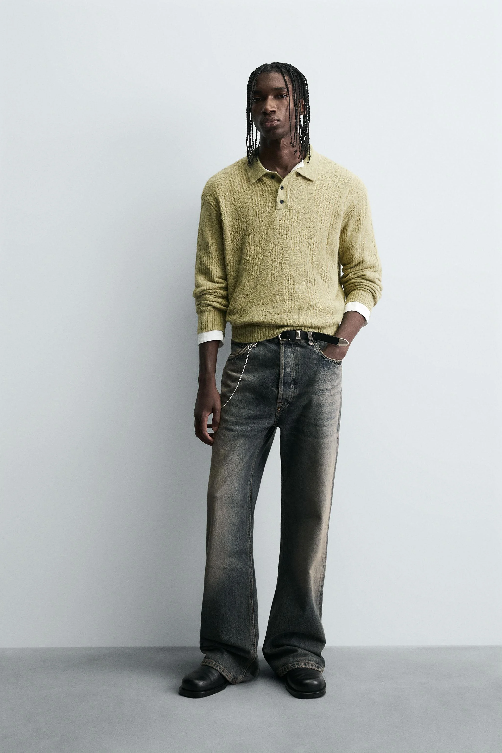 پولوشرت بافتنی طرحدار پولوشرت بافتنی طرحدار