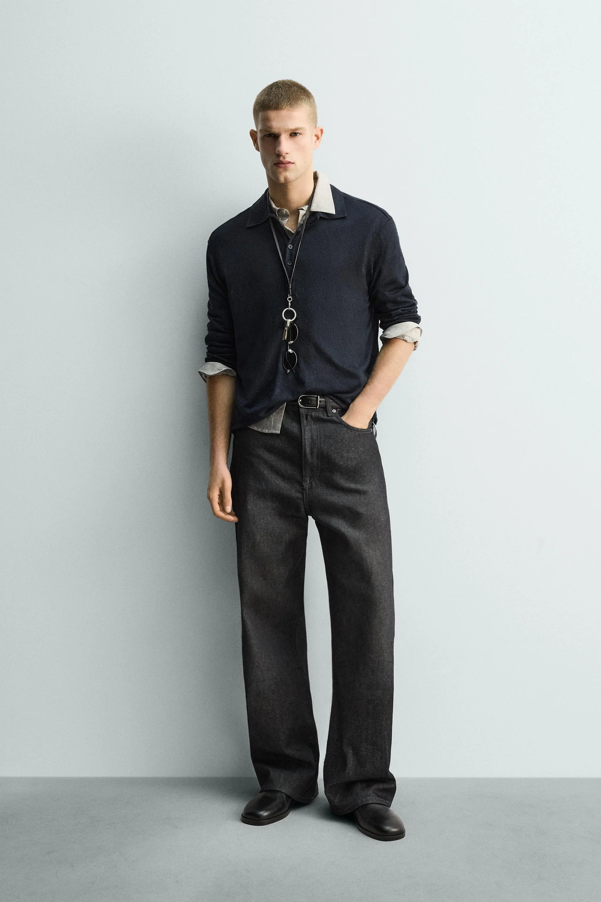 پولوشرت بافت دار