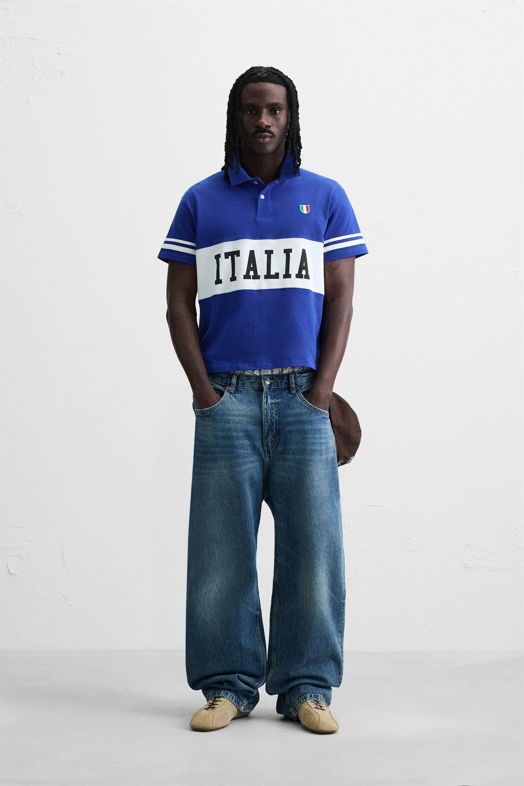 پولوشرت یقه دار طرح رنگی پولوشرت یقه دار طرح رنگی