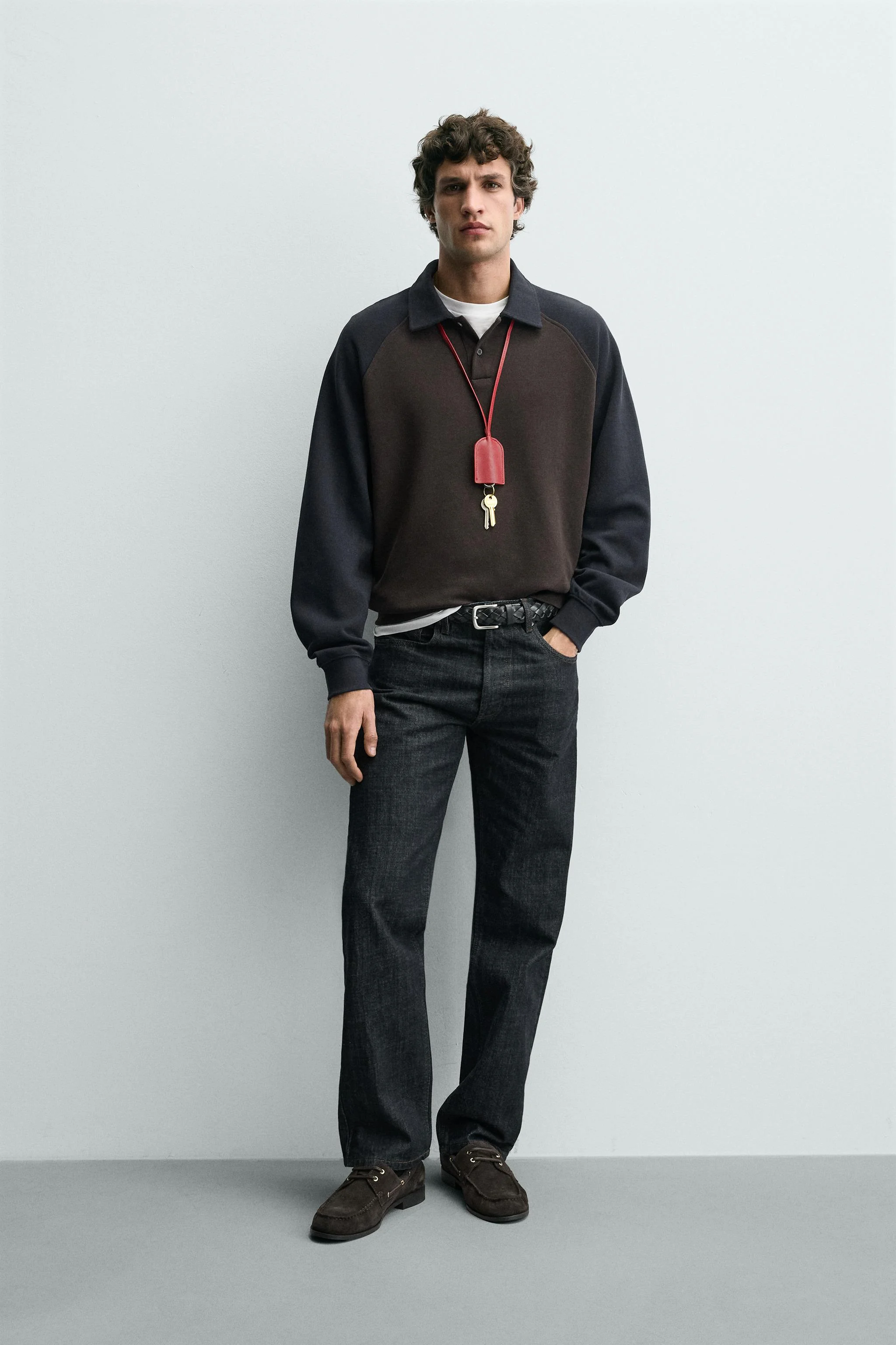 پولوشرت آستین رگلان رنگی