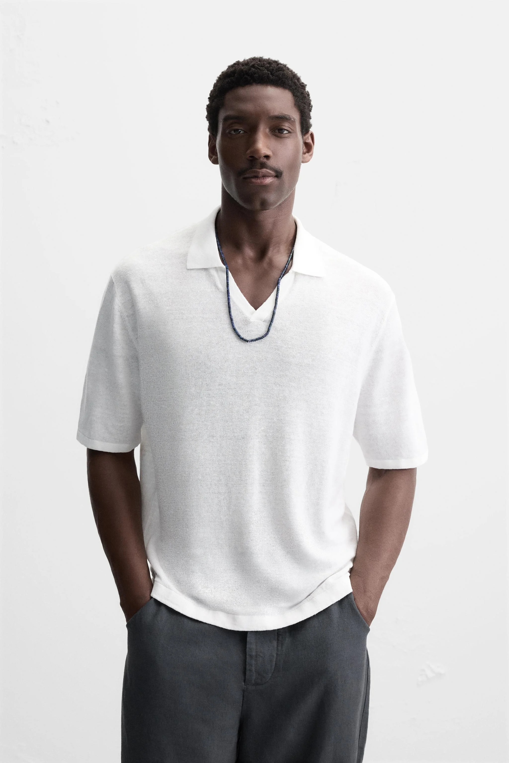 پولوشرت بافتنی %۱۰۰ کنف