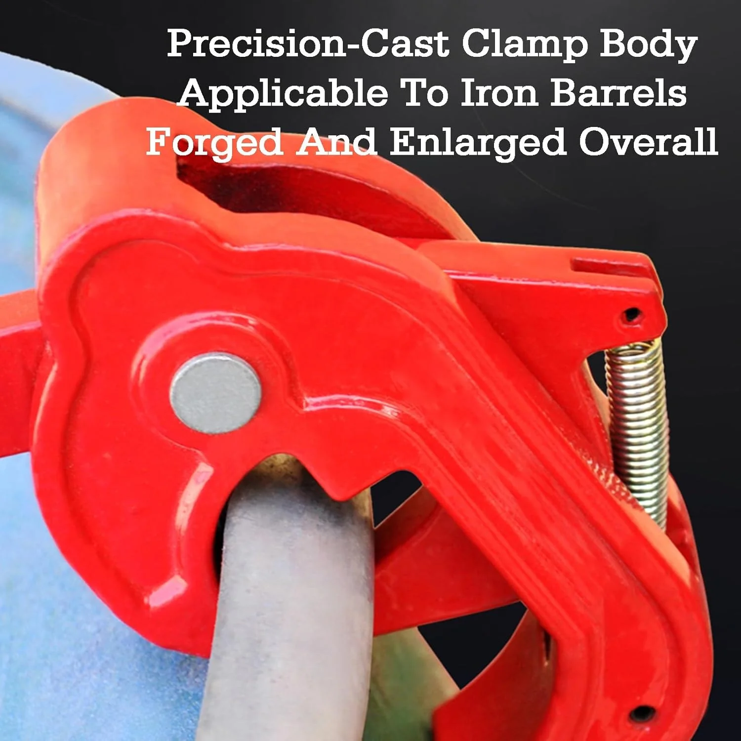 گیره بالابر بشکه بادوام، پخش کننده قلاب بشکه سنگین، بالابر بشکه 2 قلابه، ظرفیت بار 500 کیلوگرم، انبار صنعتی (مدل 2)