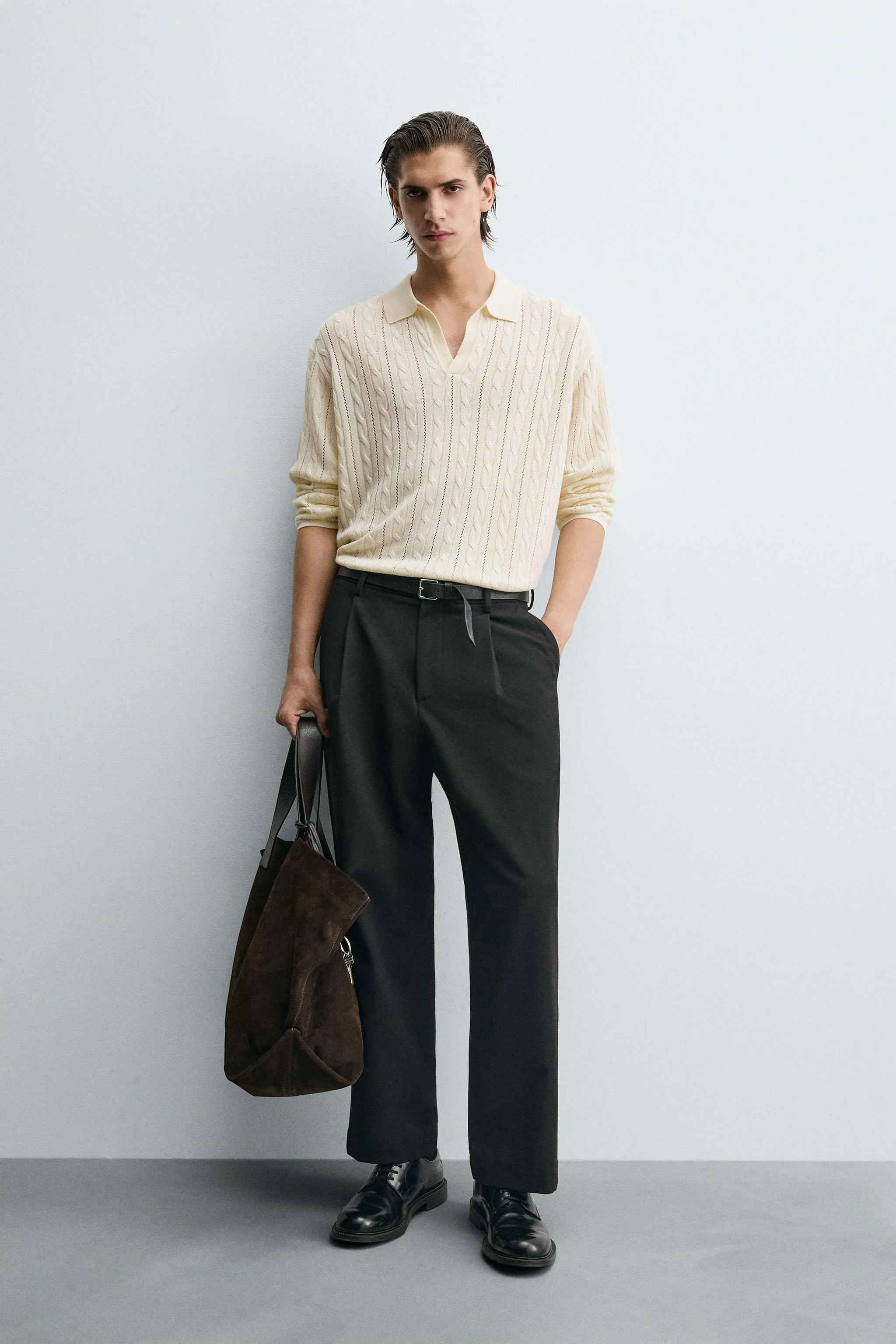 پولوشرت بافت دار