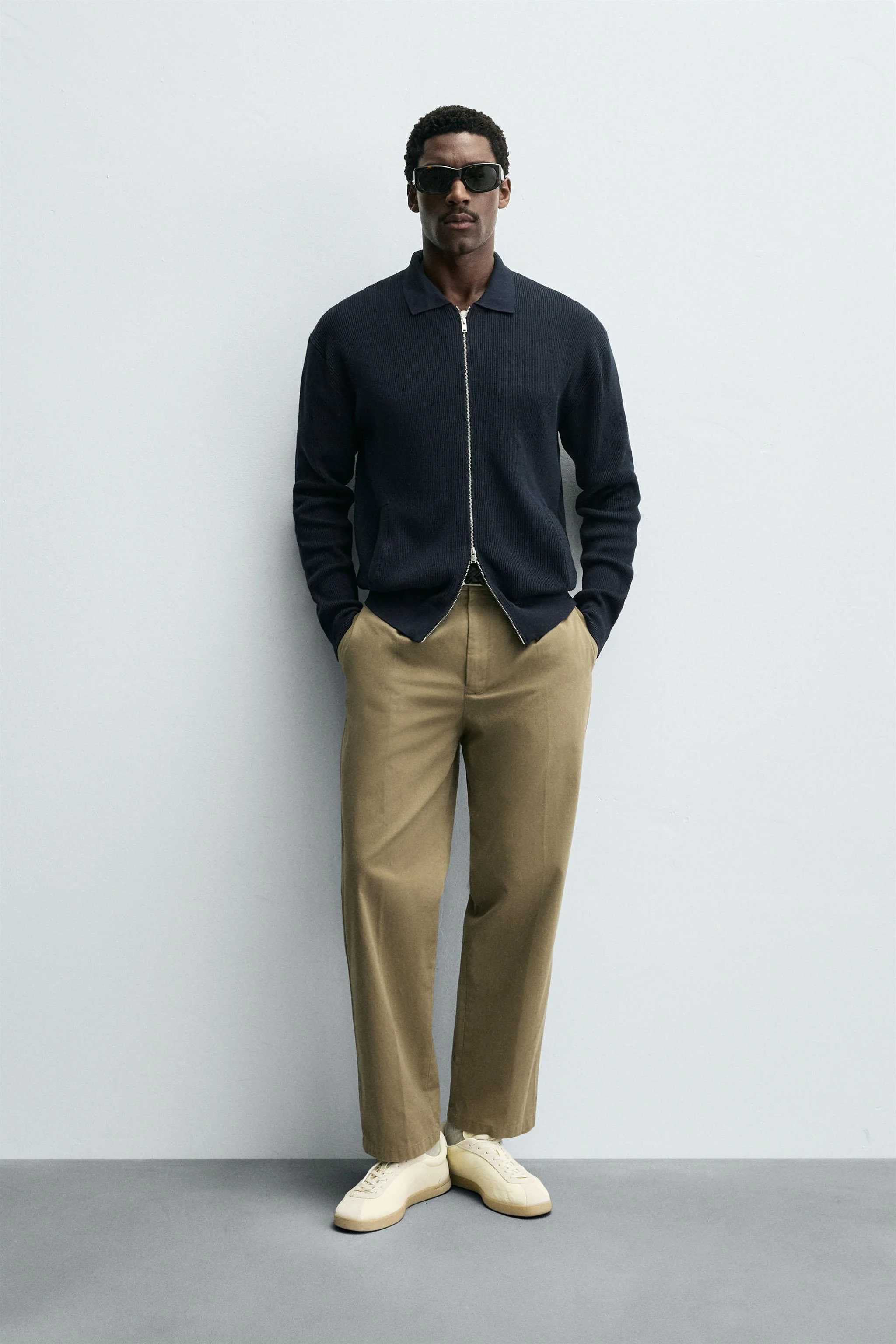 ژاکت کشباف زیپ‌دار