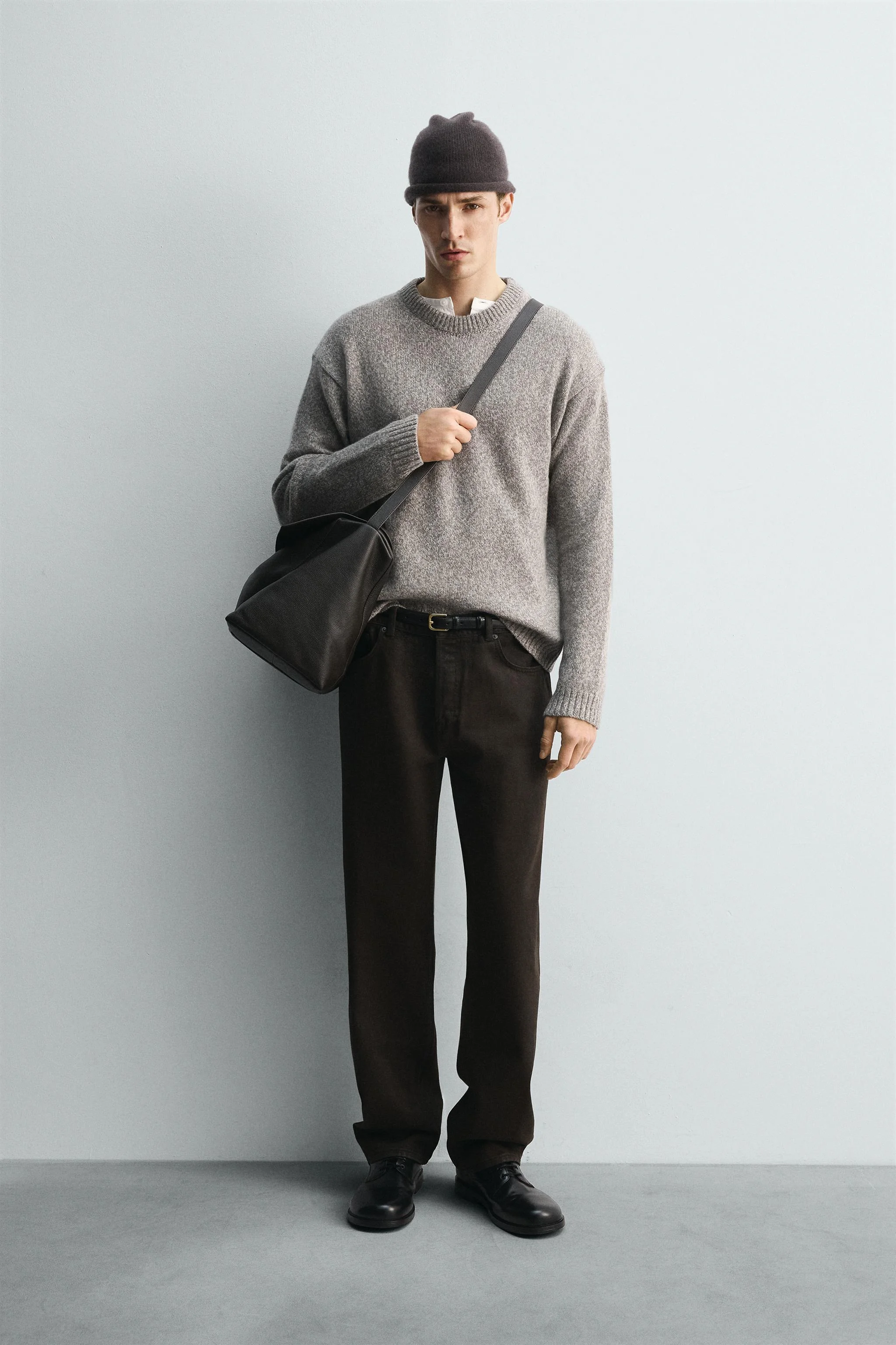 پلیور بافتنی ترکیبی پشم نسخه محدود