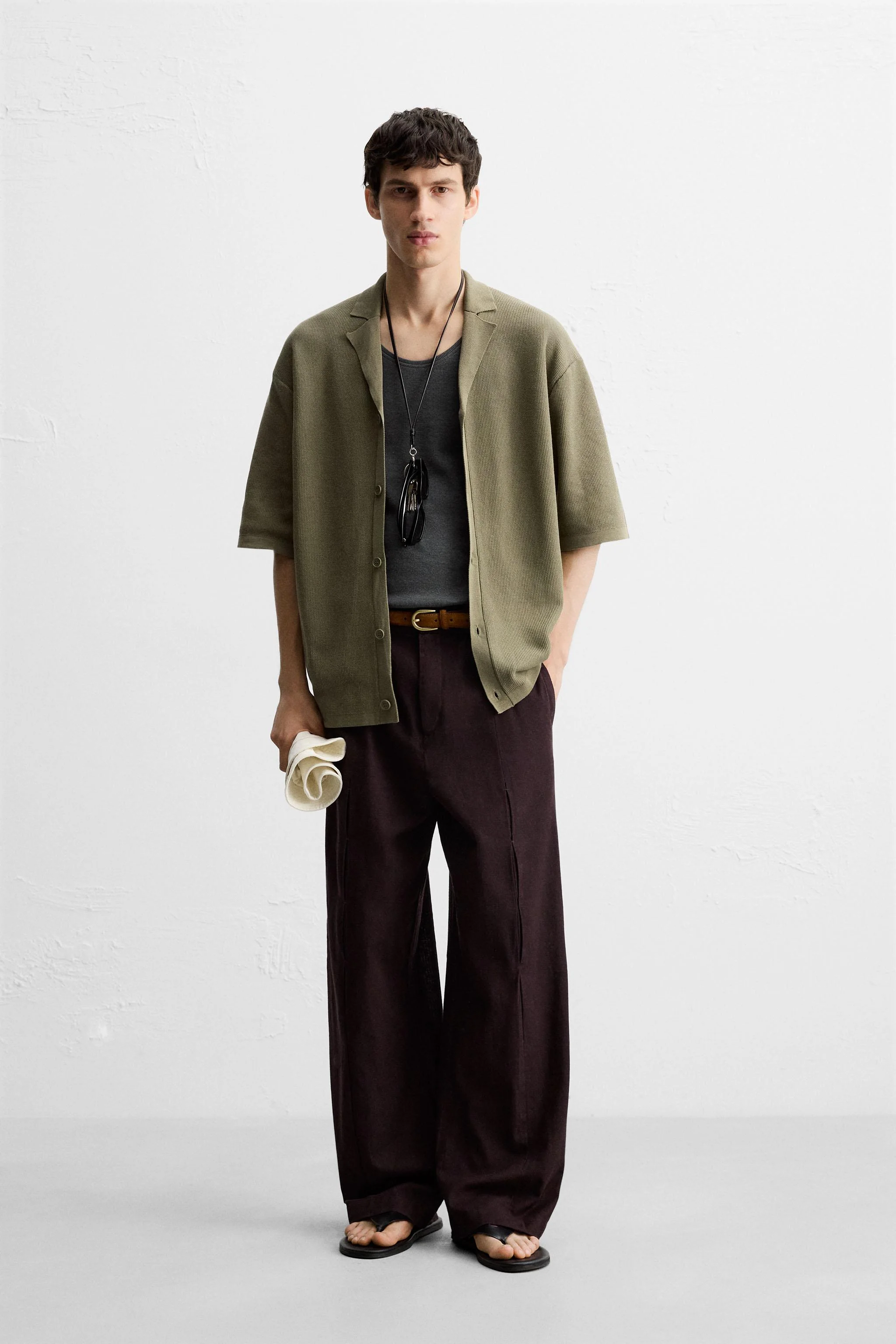 پیراهن بافتنی با بافت خاص