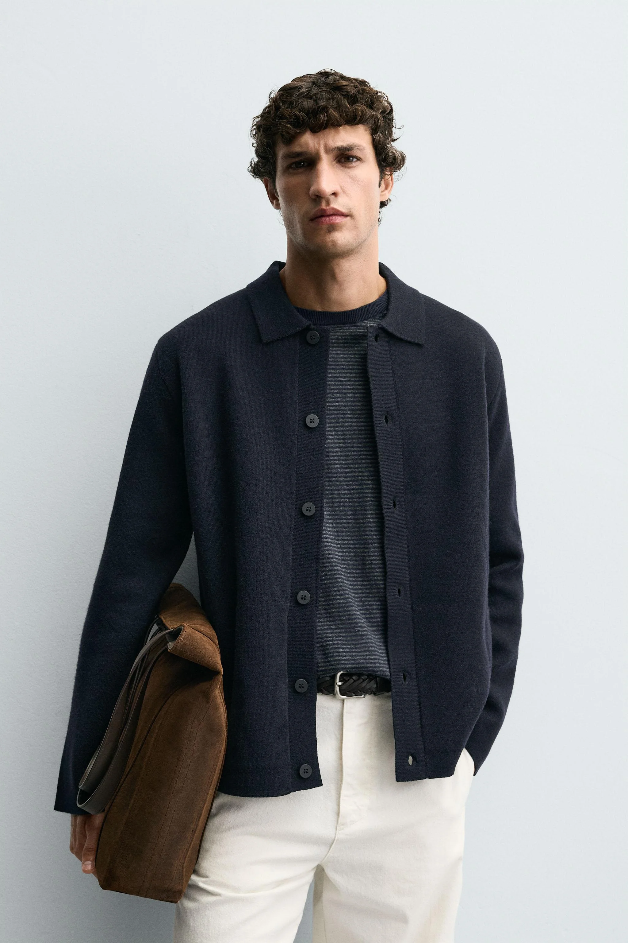 کاردیگان بافت دار با جیب کاردیگان بافت دار با جیب