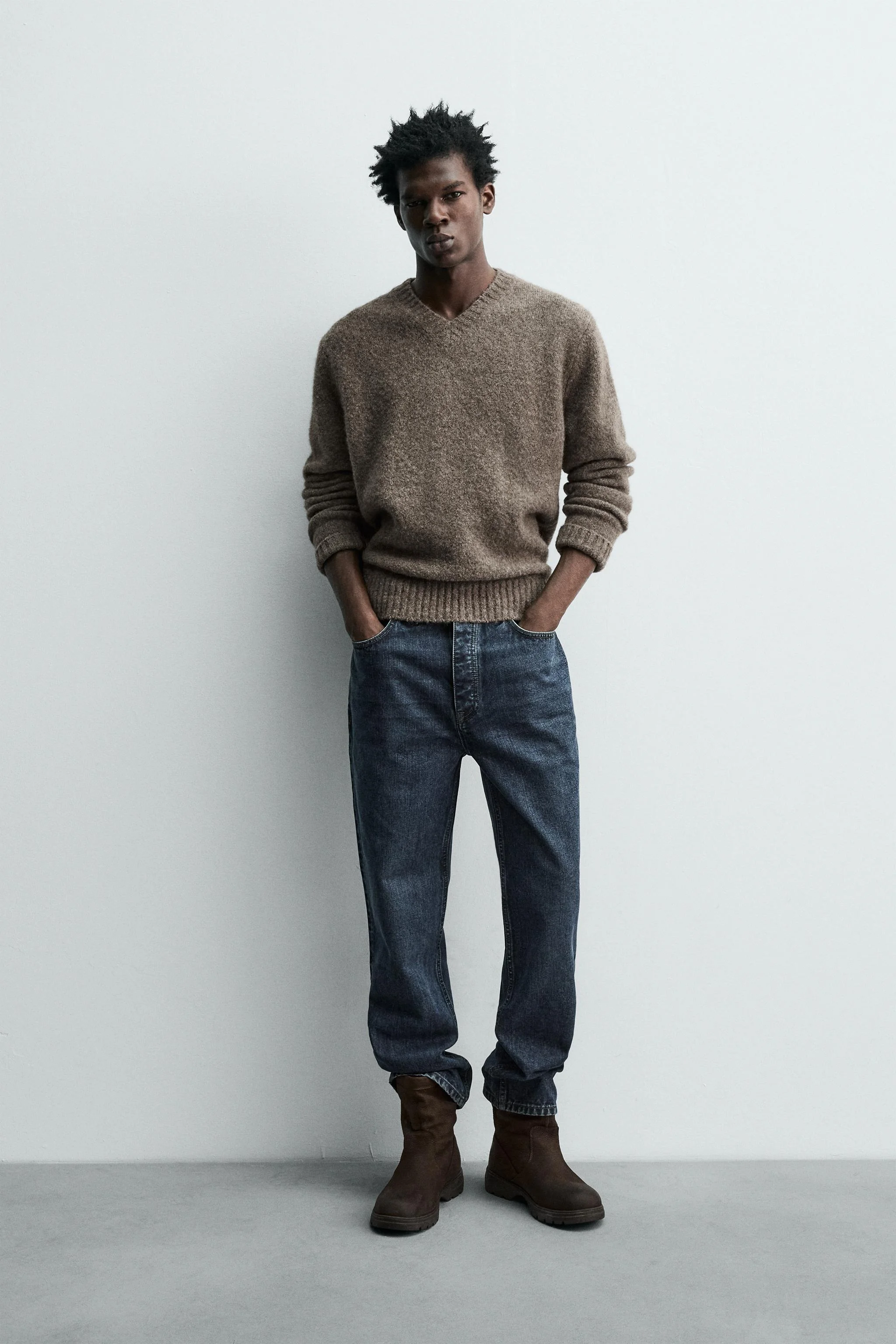 پلیور بافتنی با الیاف یاک