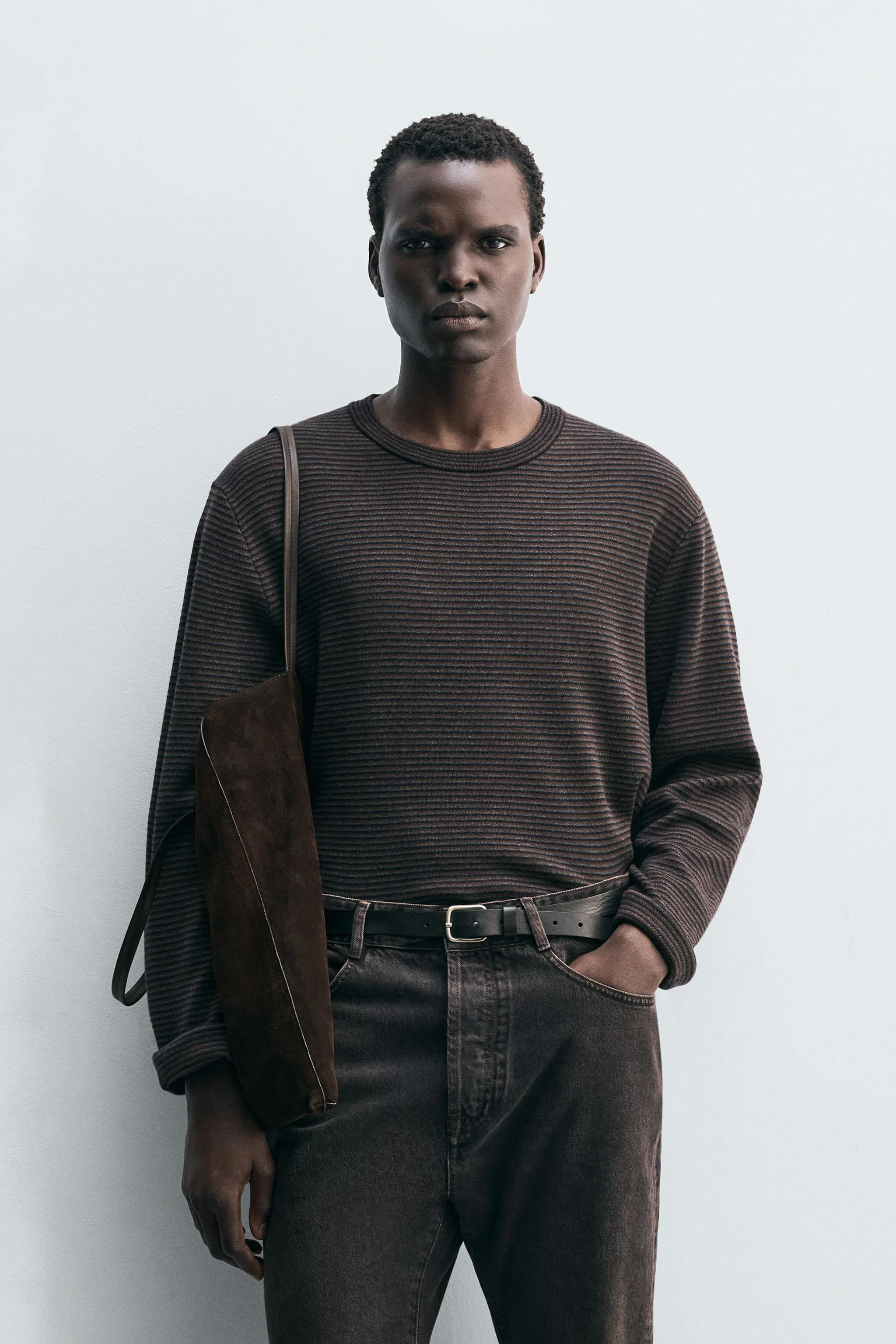 پلیور ژاکارد راه راه