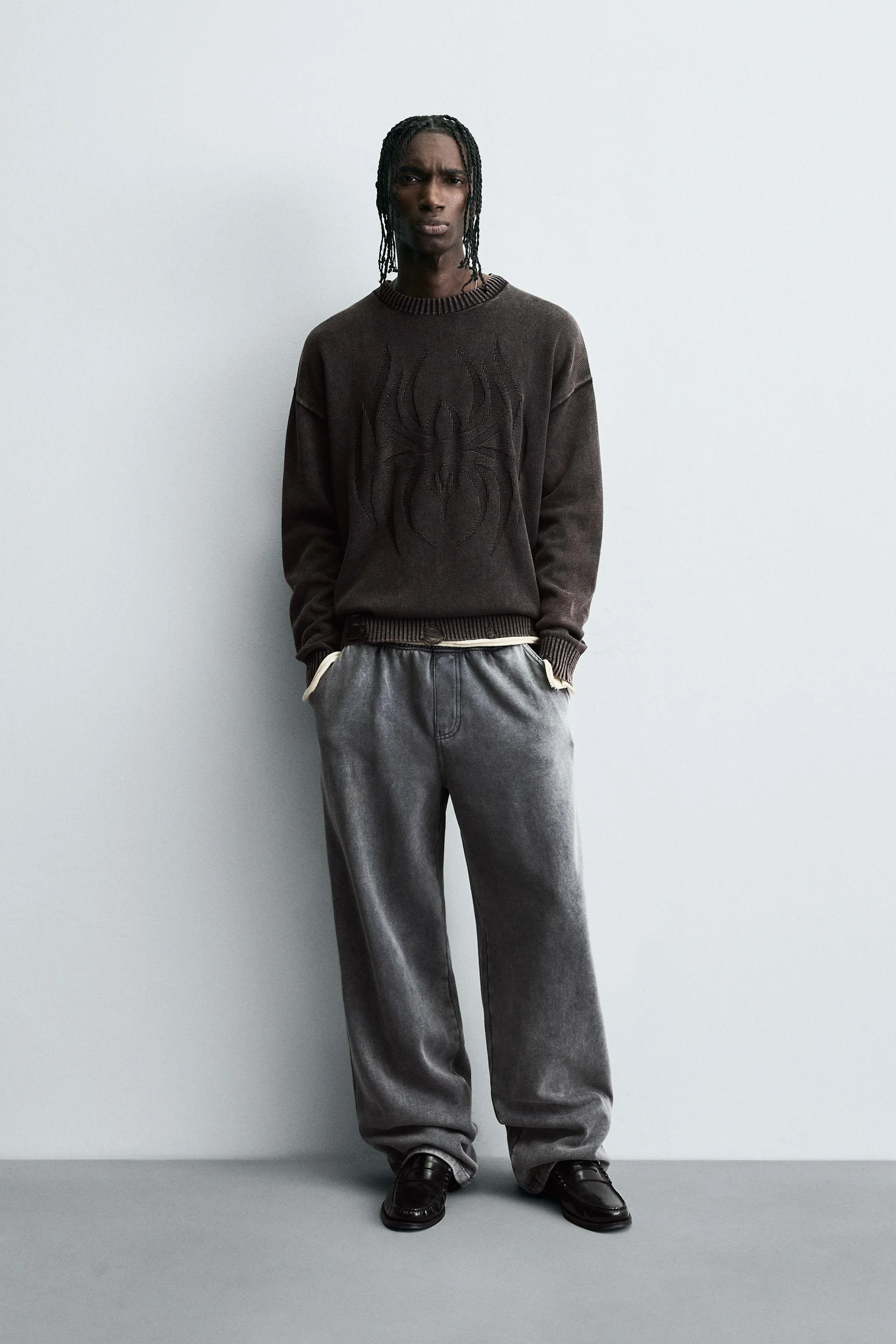 پلیور دو رو با طرح پاره