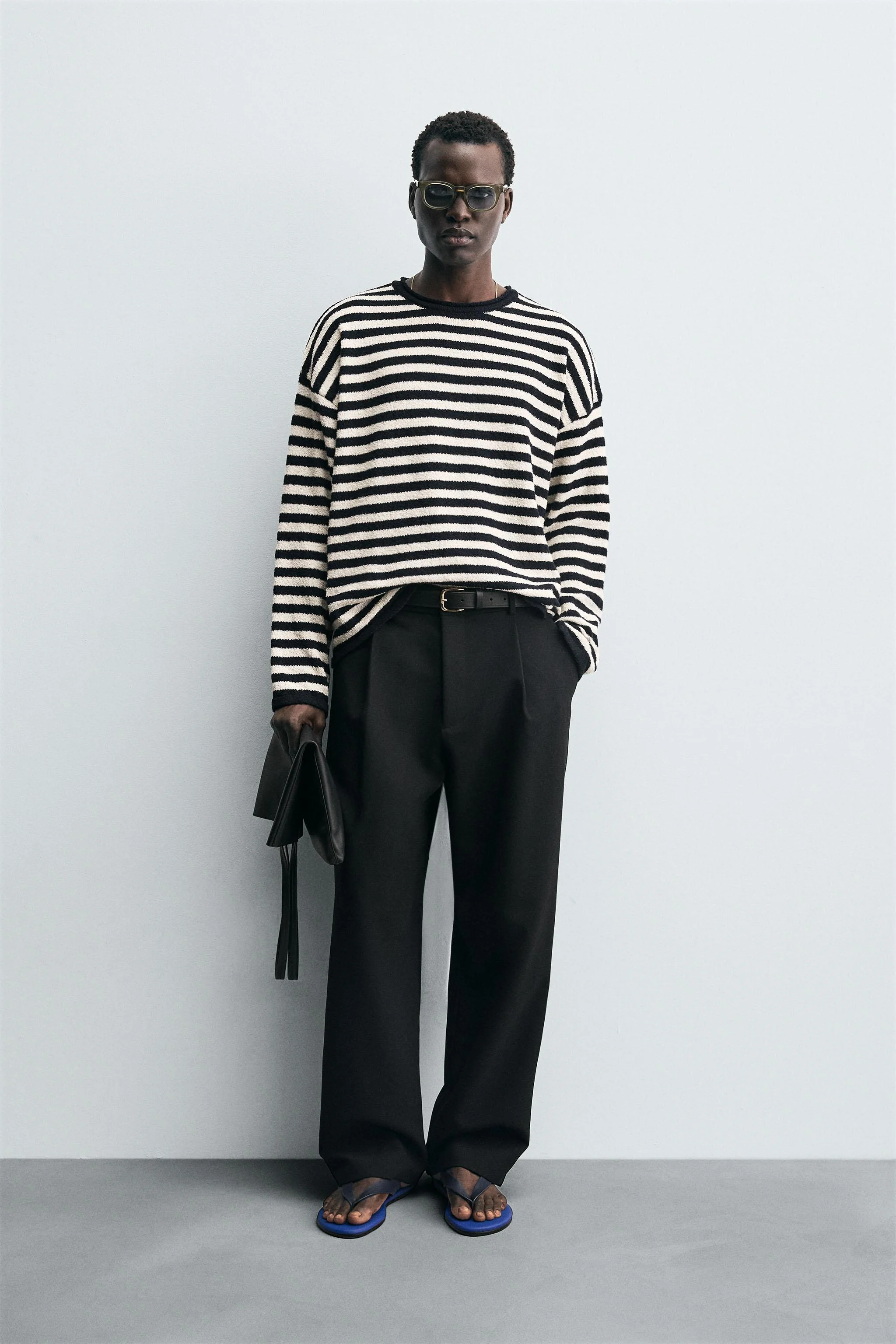 پلیور راه راه سبک وزن