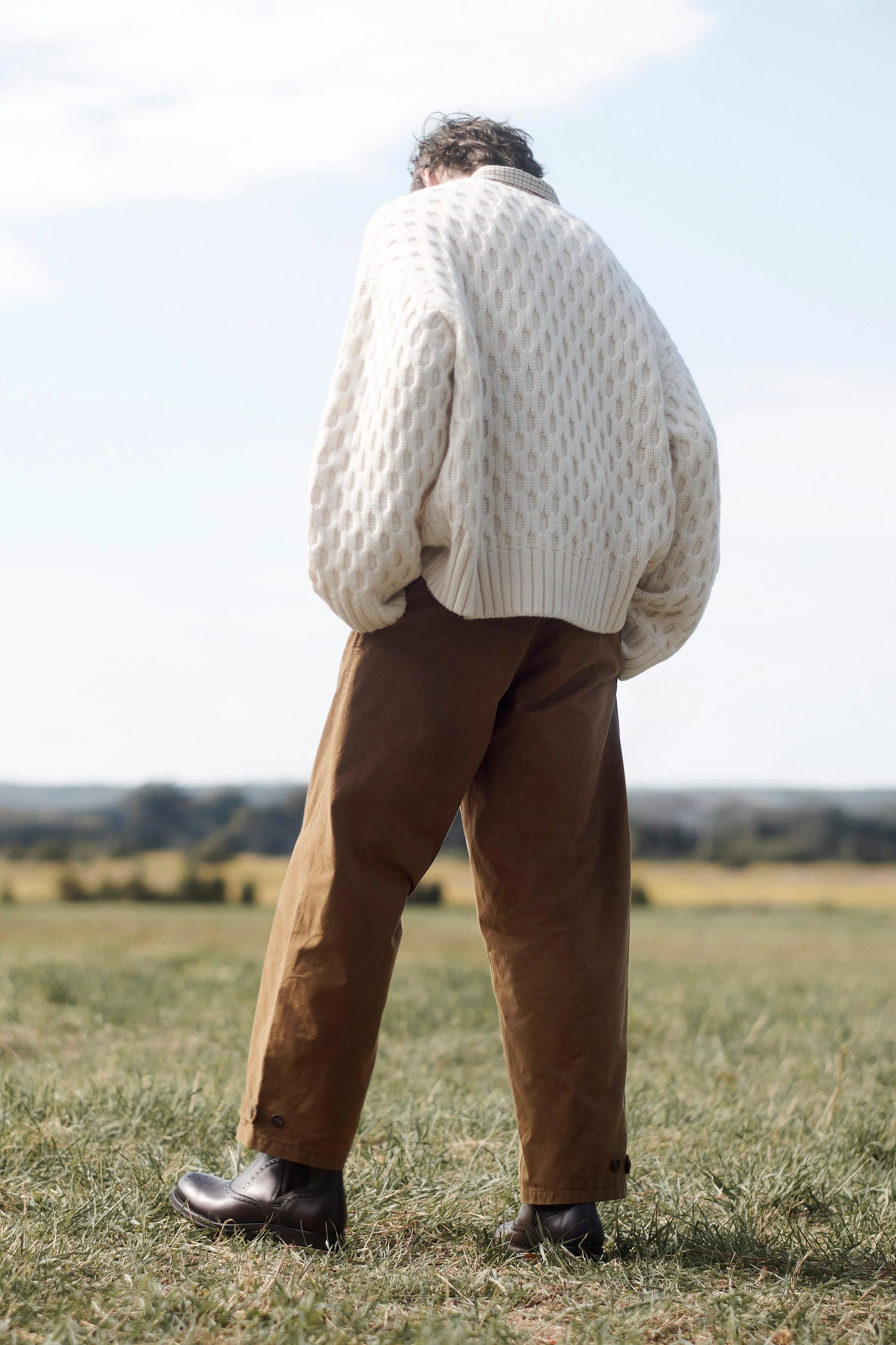 پلیور ژاکارد هندسی نسخه محدود