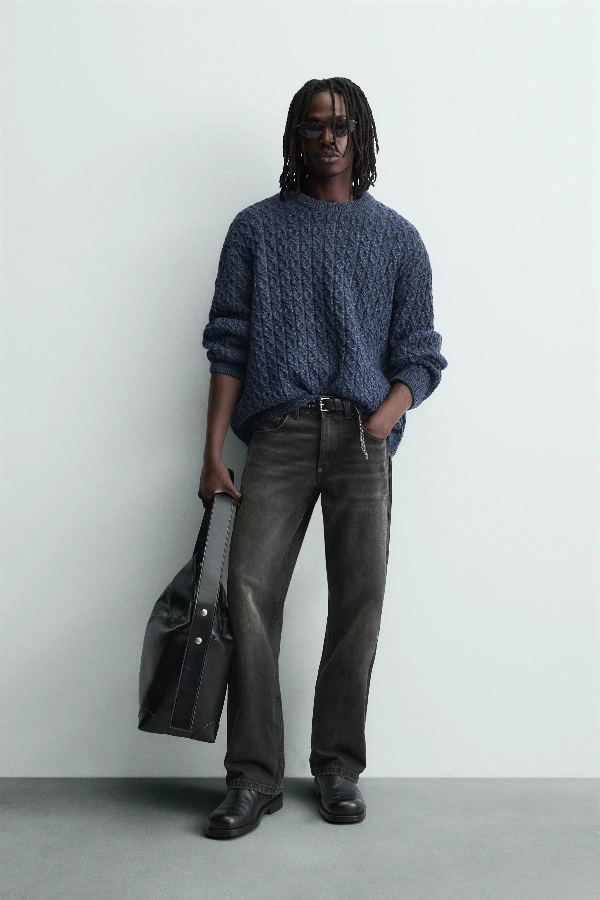 پلیور بافتنی طرح دار