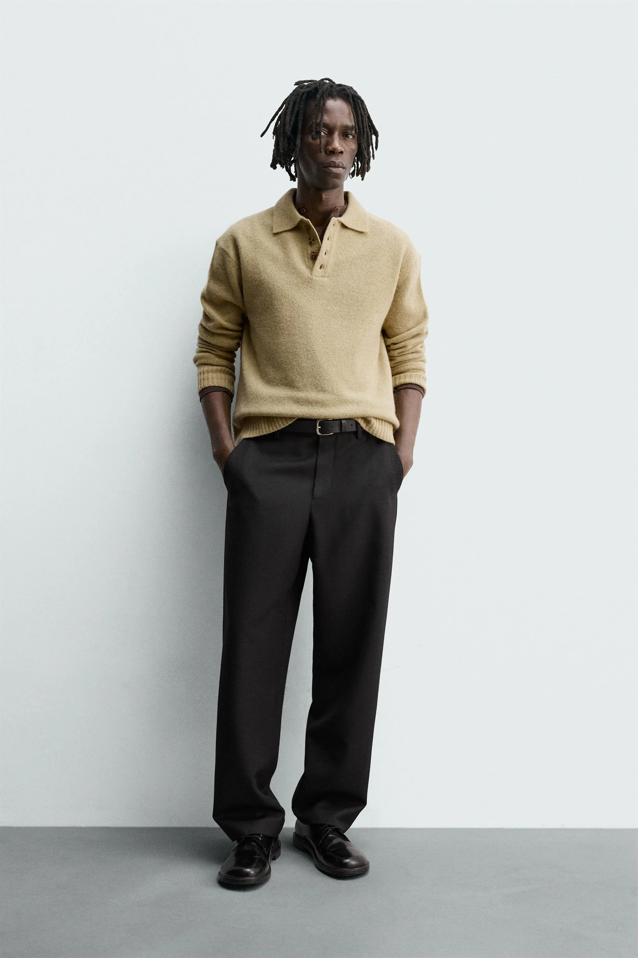 پولوشرت بافتنی پشمی