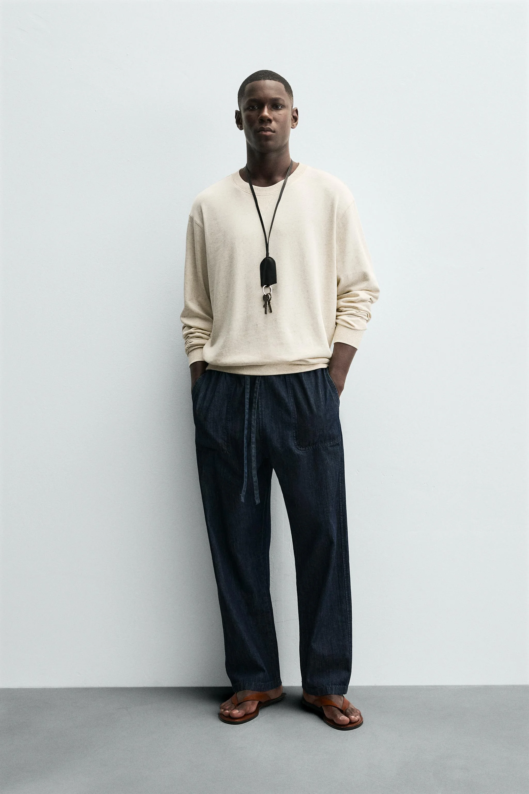 سویشرت یقه گرد نرم