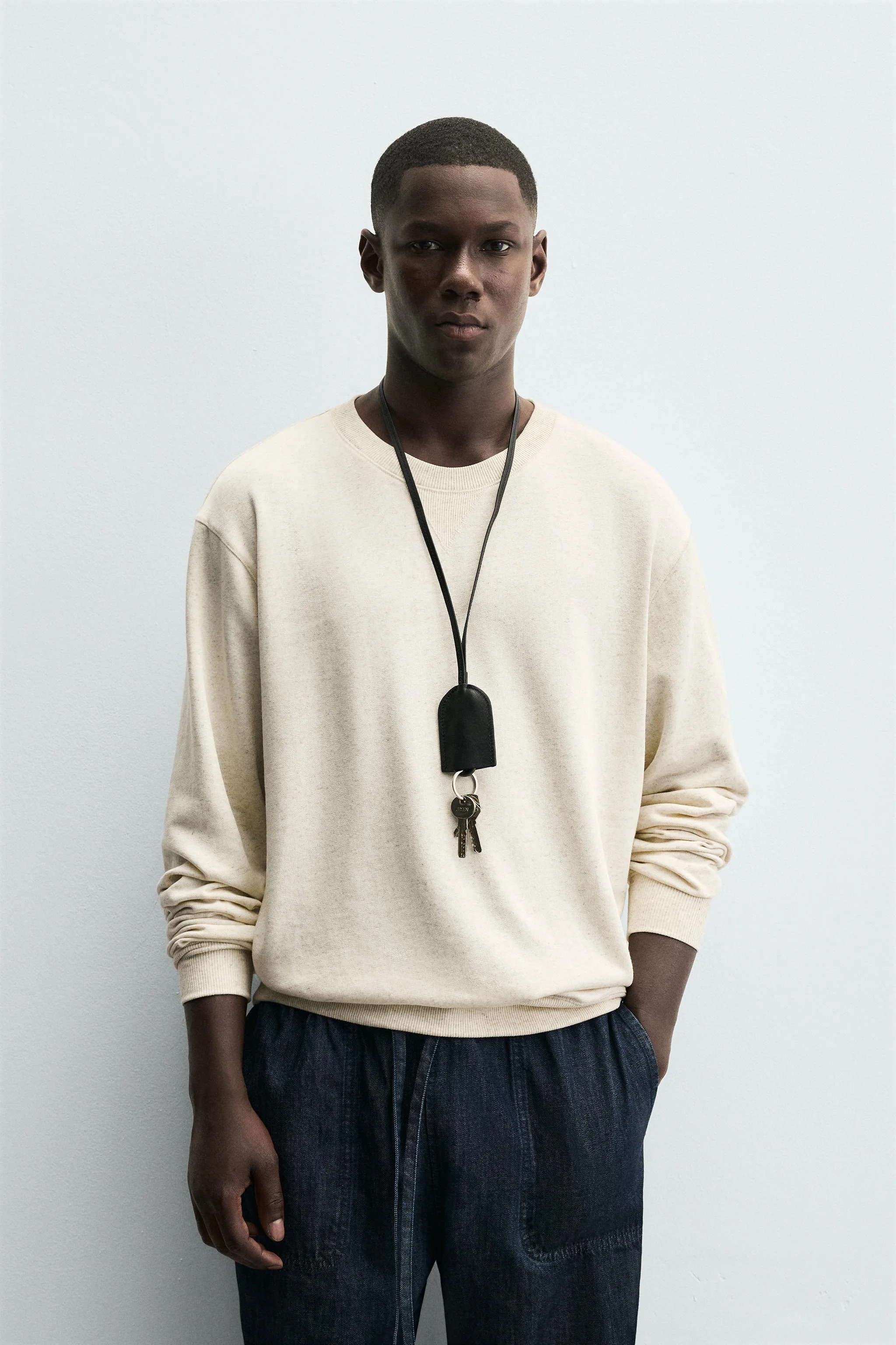 سویشرت یقه گرد نرم