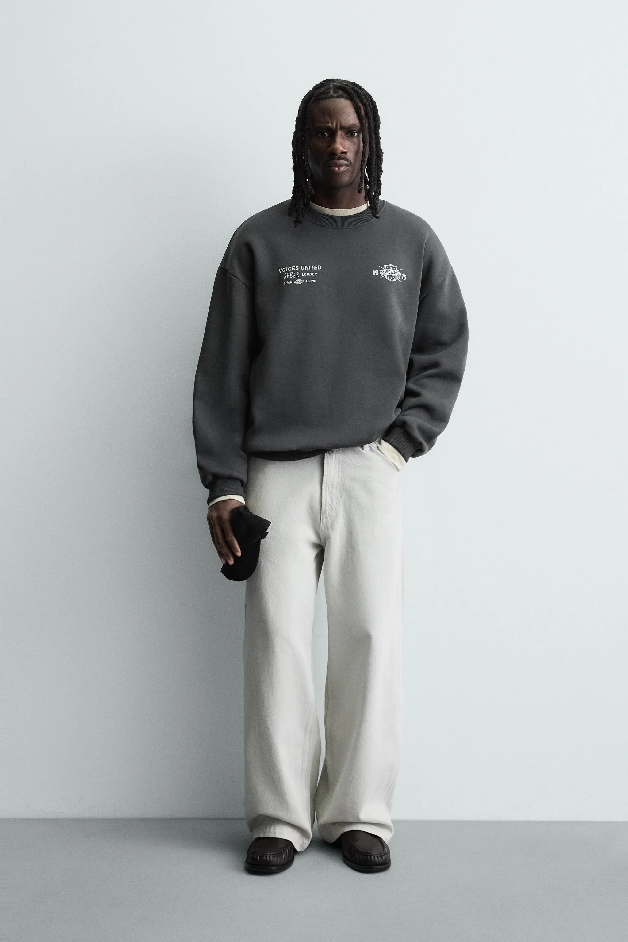 سویشرت طرح چاپی متضاد سویشرت طرح چاپی متضاد