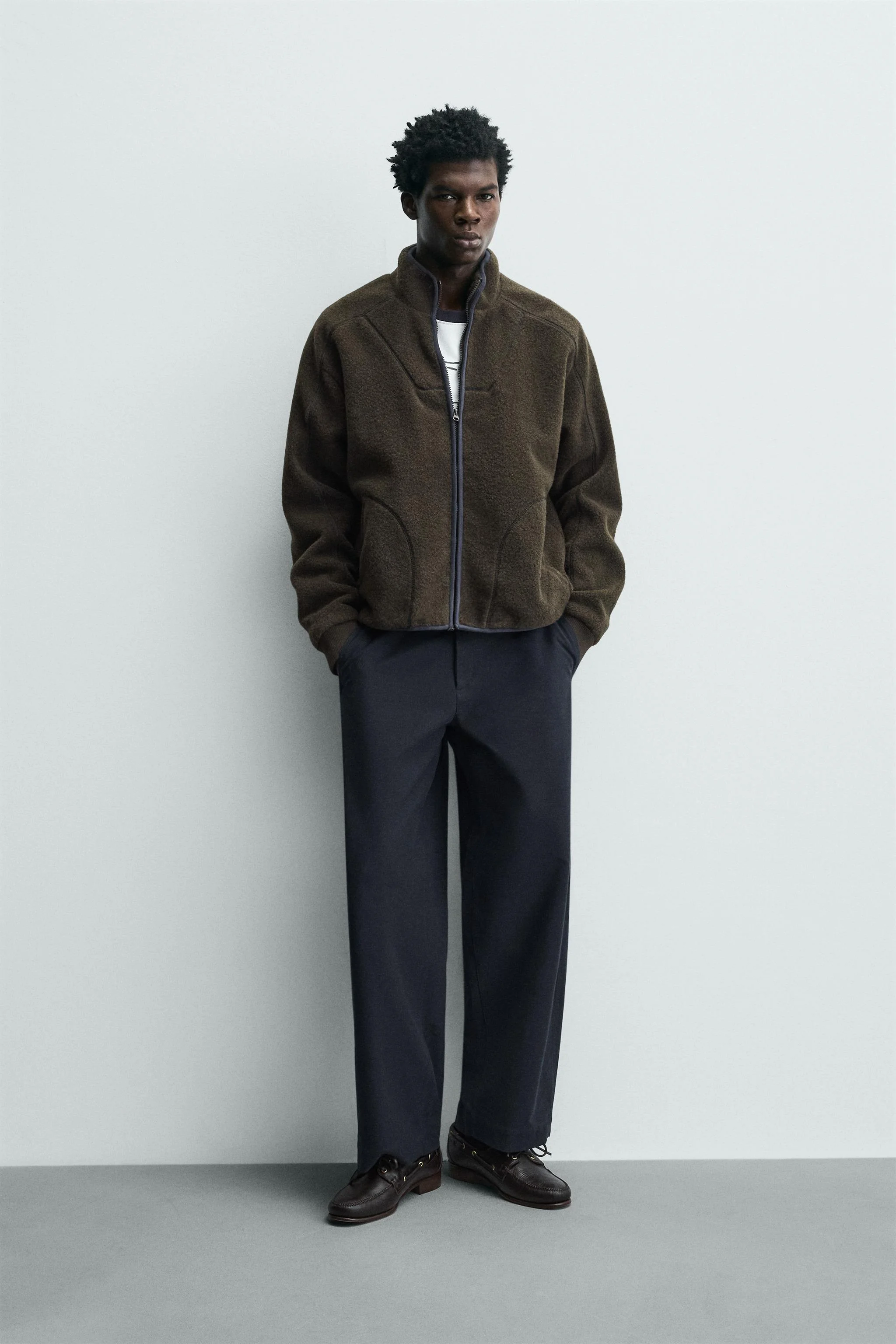 سویشرت زیپ دار پشمی