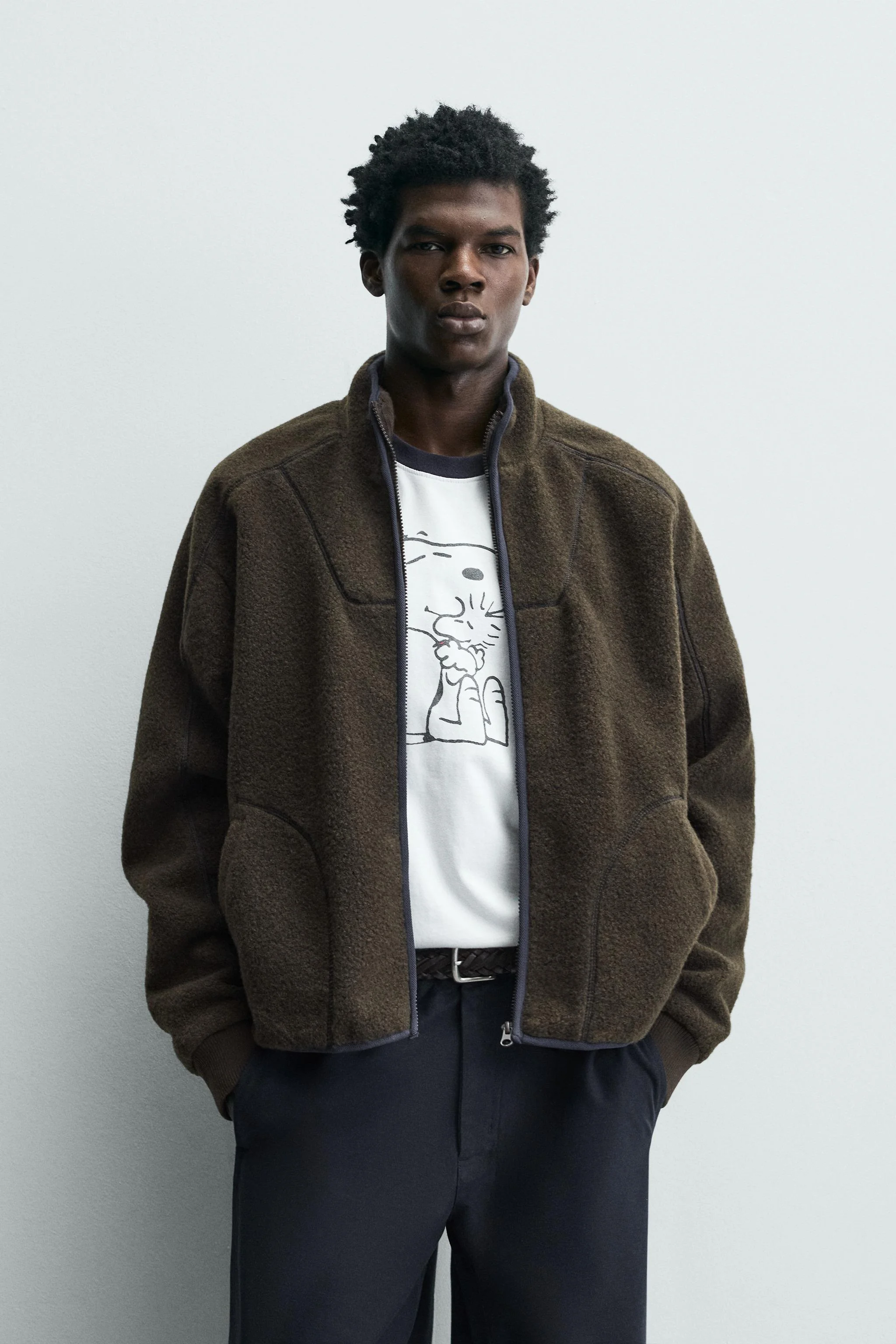 سویشرت زیپ دار پشمی