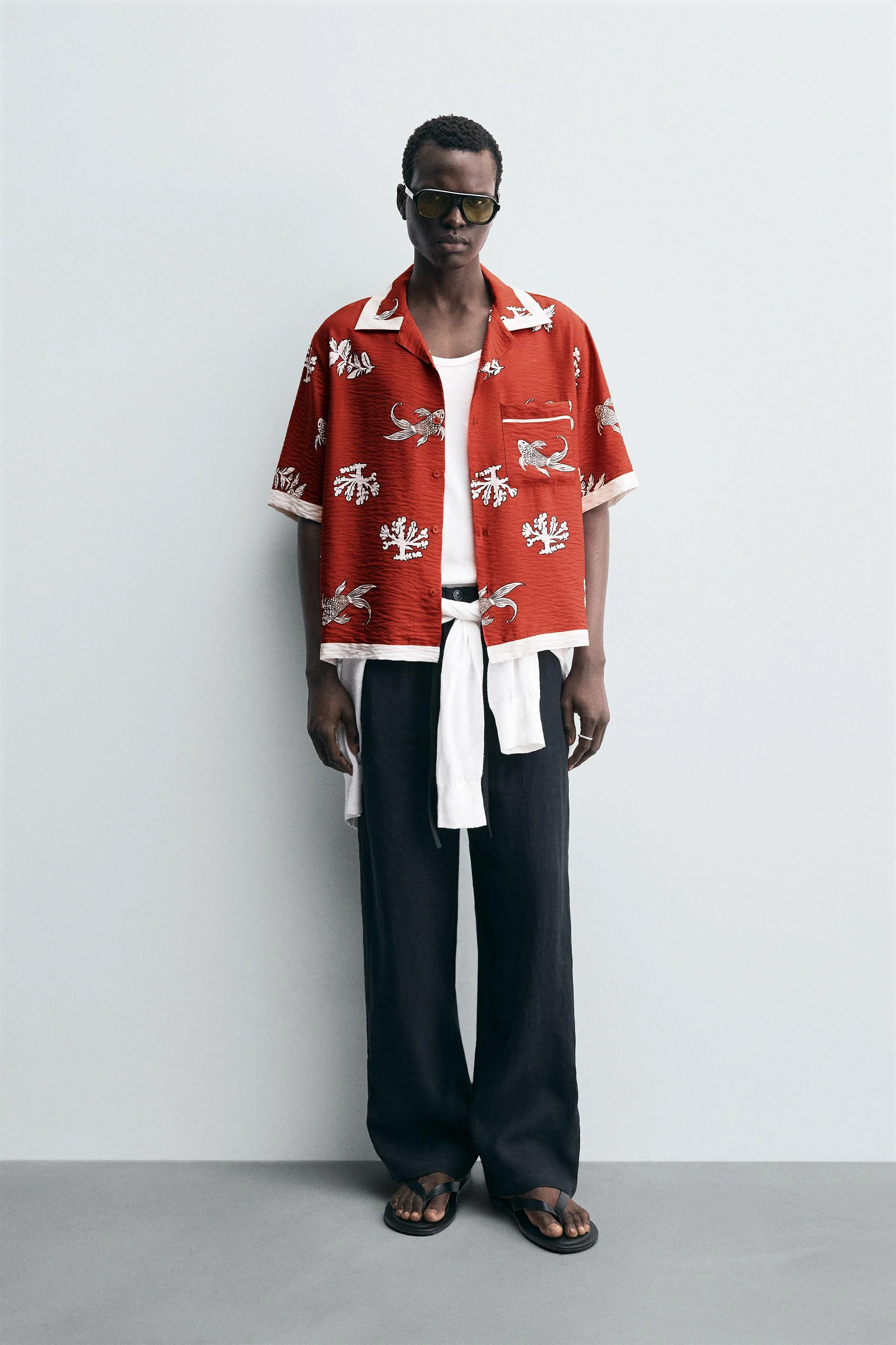 پیراهن طرح ماهی کپور