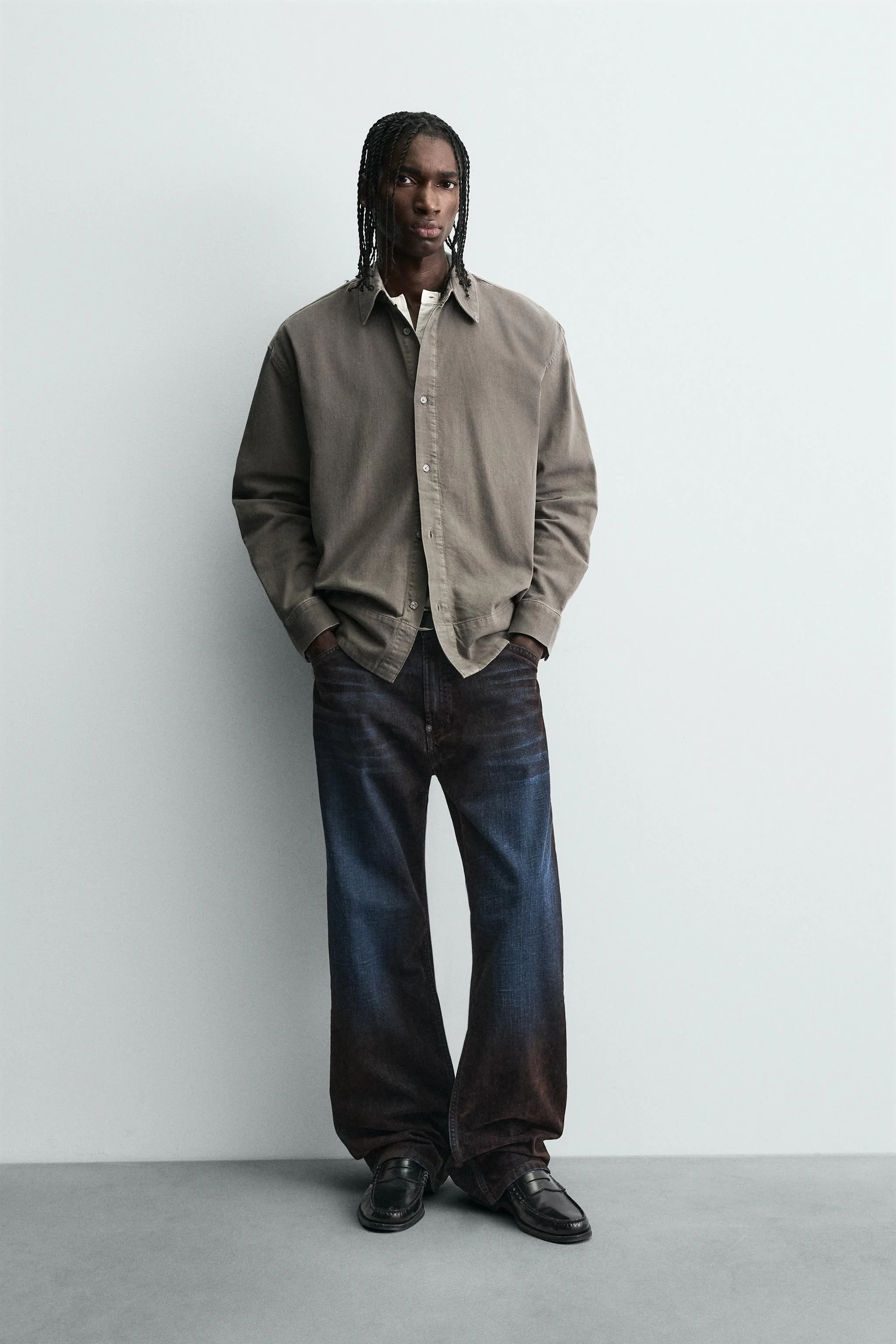 پیراهن جین سنگشور شده