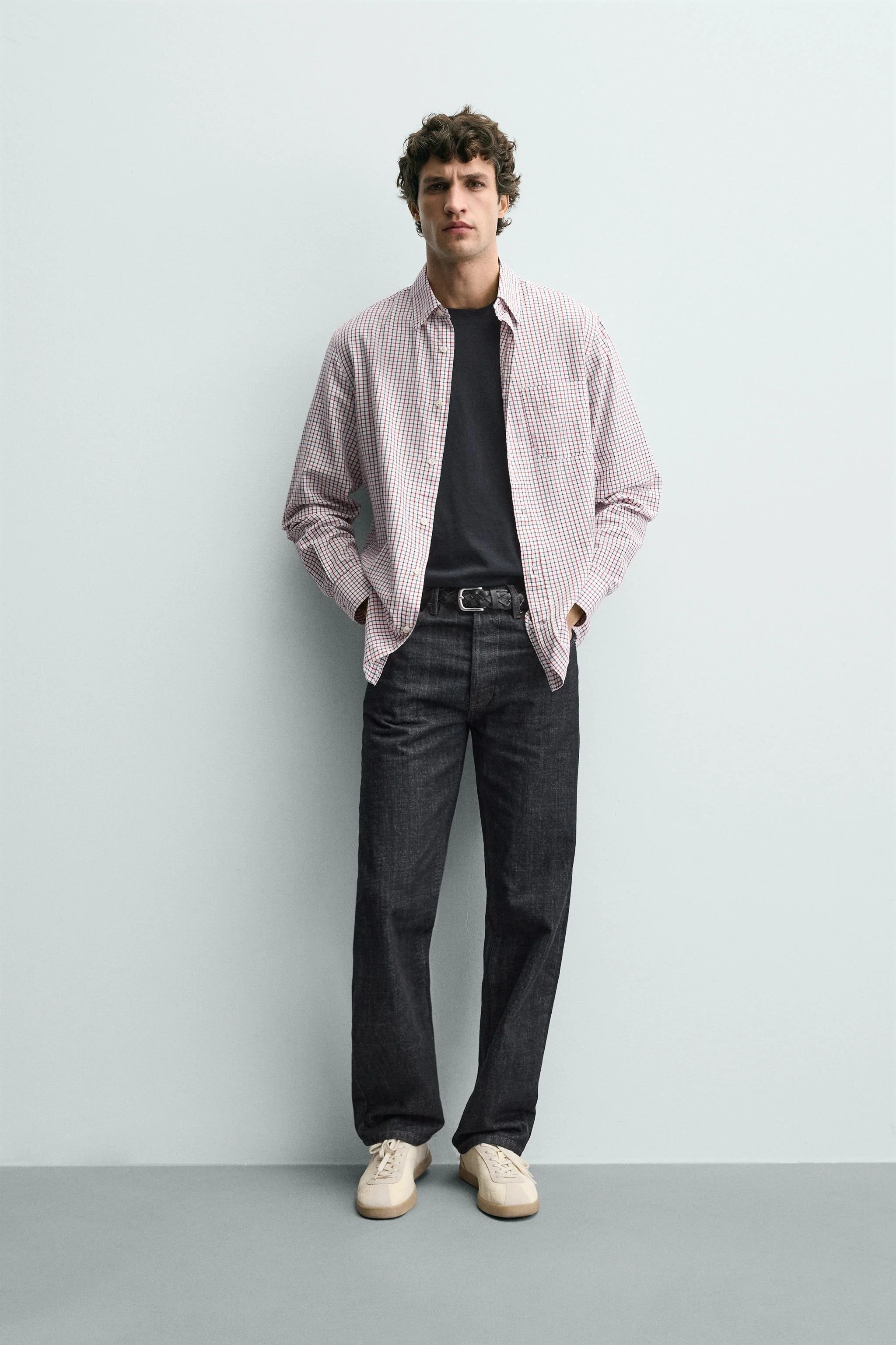 پیراهن چهارخانه با جیب پیراهن چهارخانه با جیب