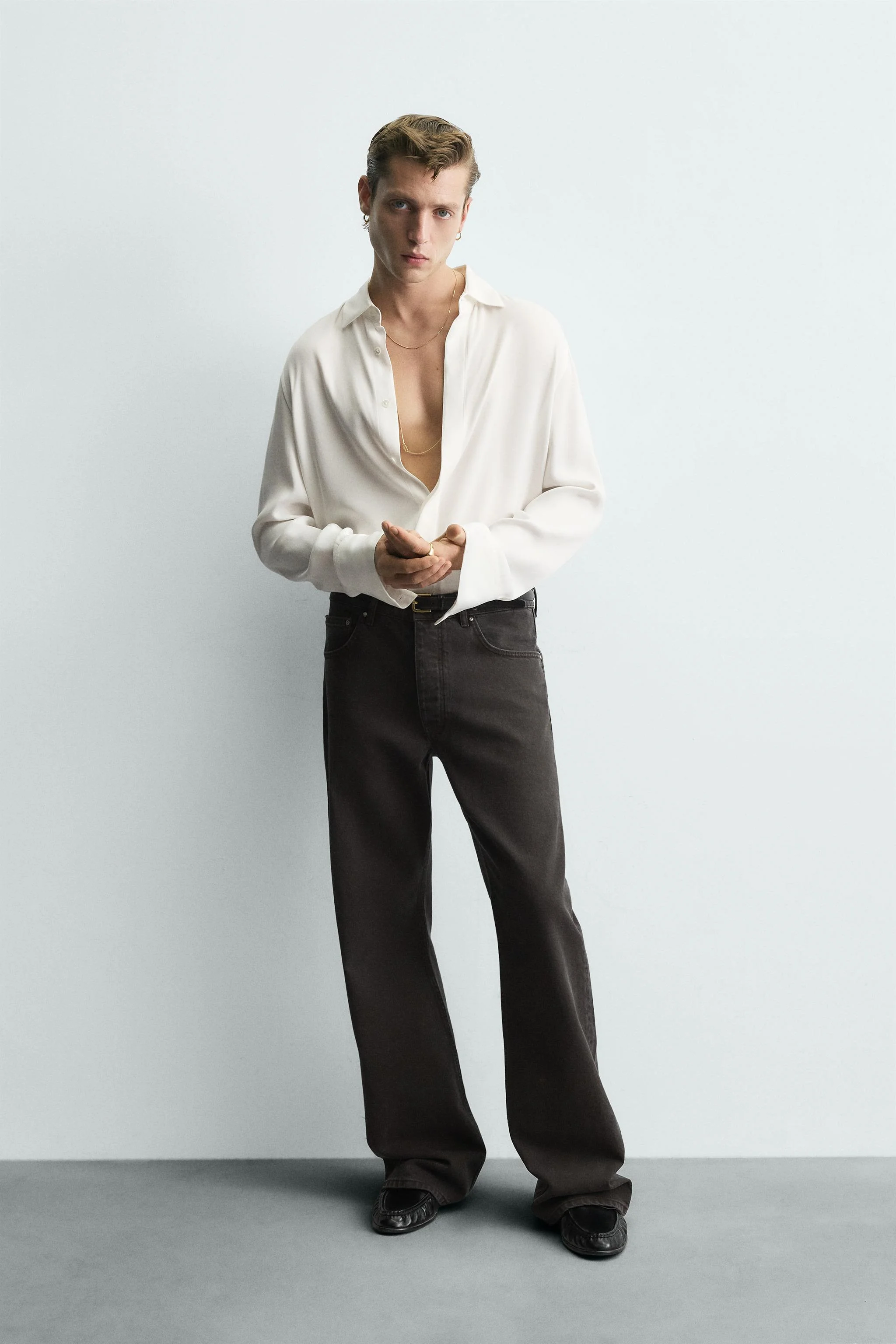 پیراهن کاپرو - ویسکوز با تن خور آزاد پیراهن کاپرو - ویسکوز با تن خور آزاد